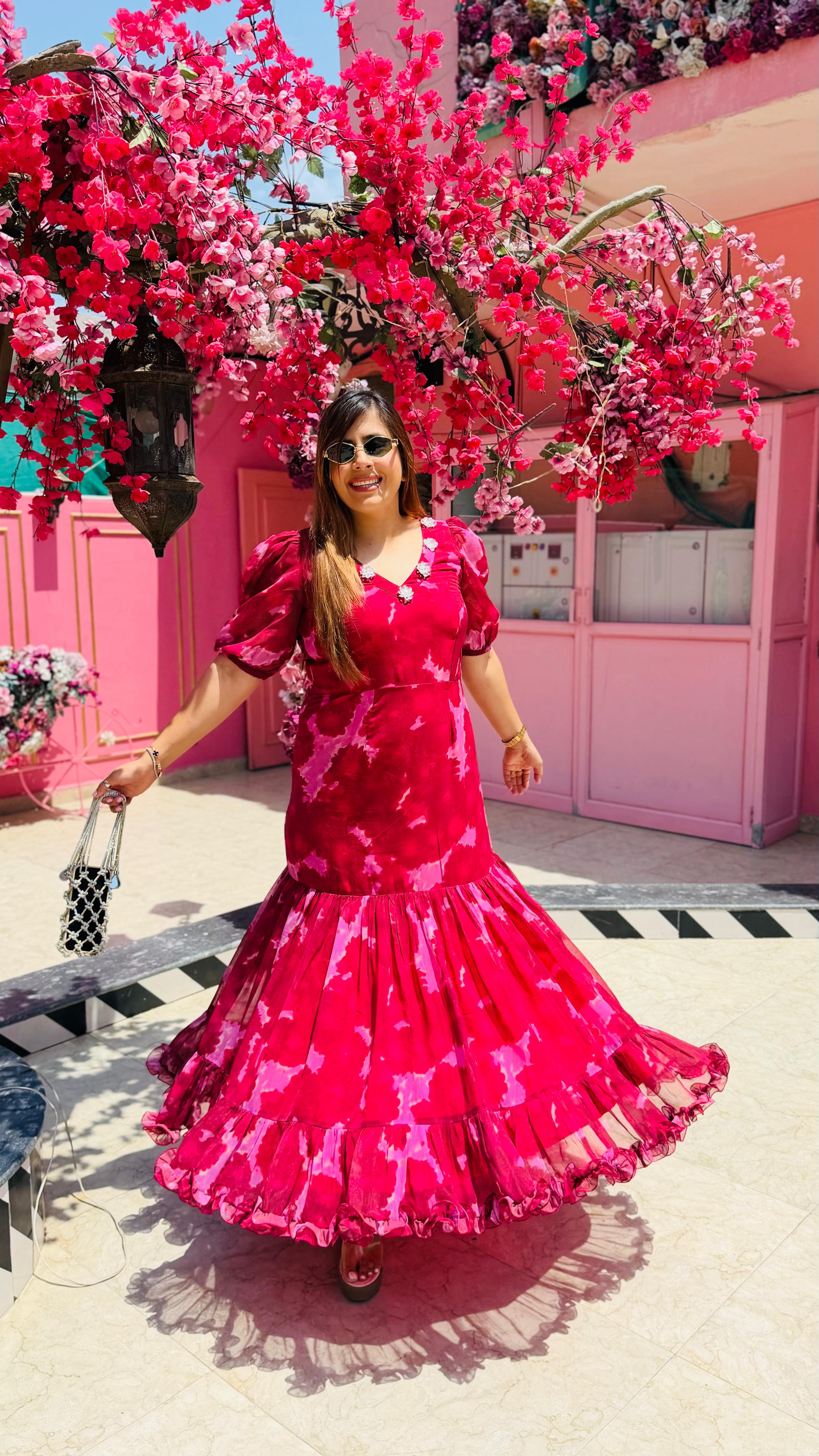 Dazzling Pink Maxi