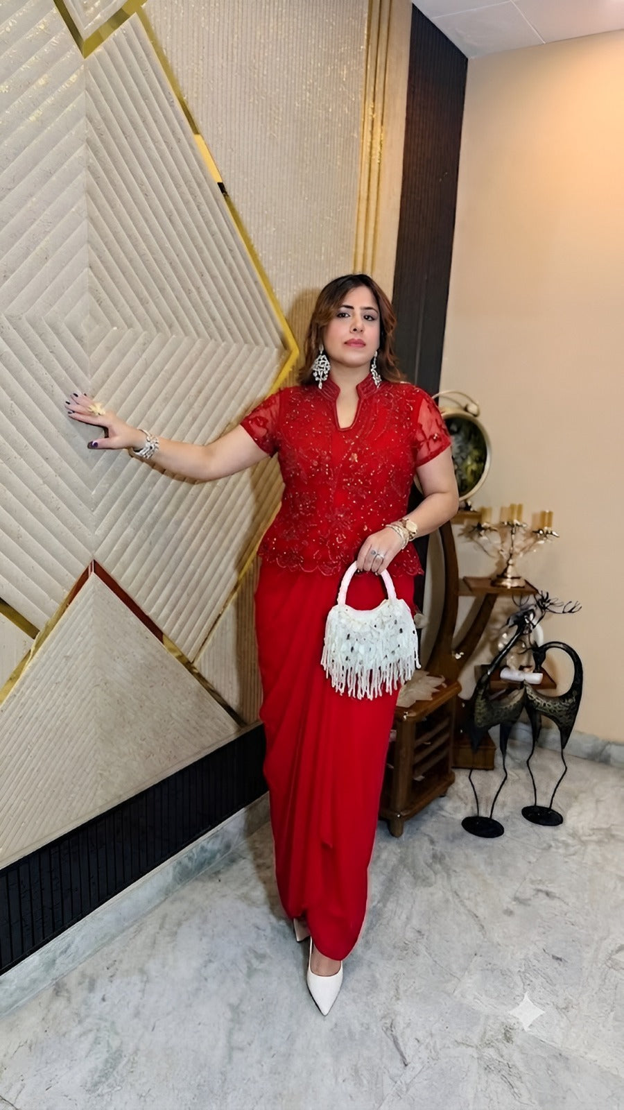 Red Cocktail  Co-ord