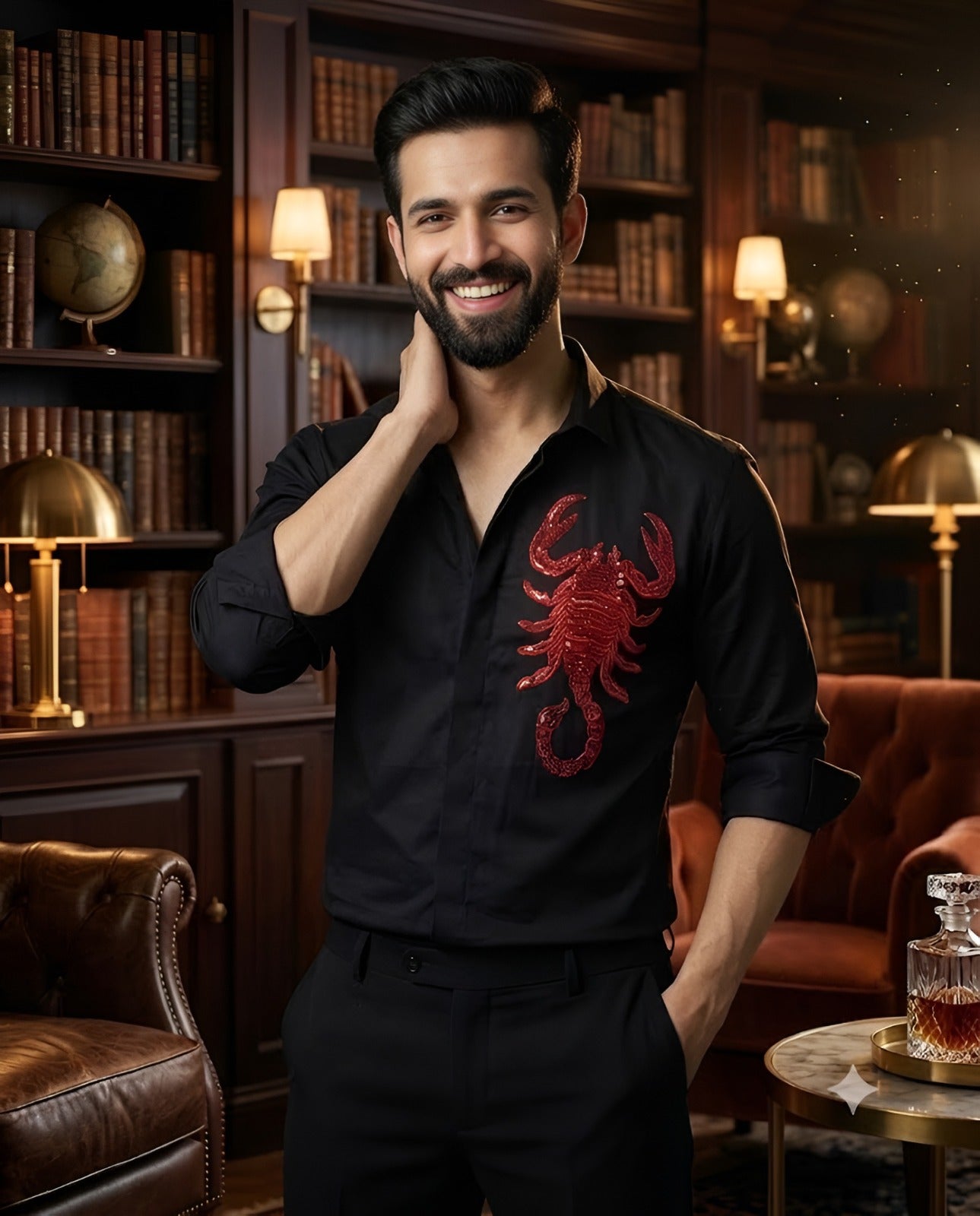 Black Scorpion Graphic Shirt