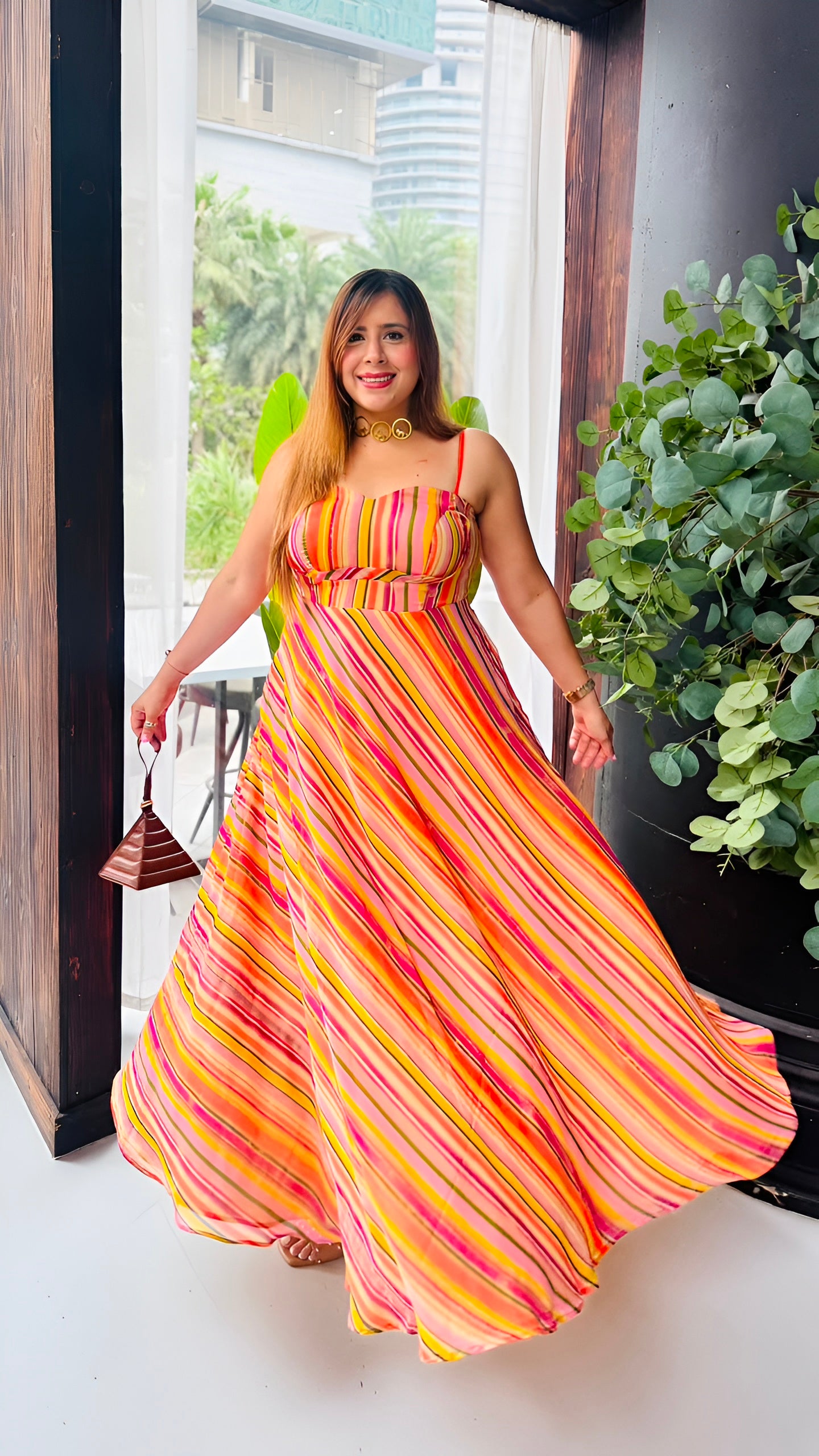 Orange Katrina Maxi