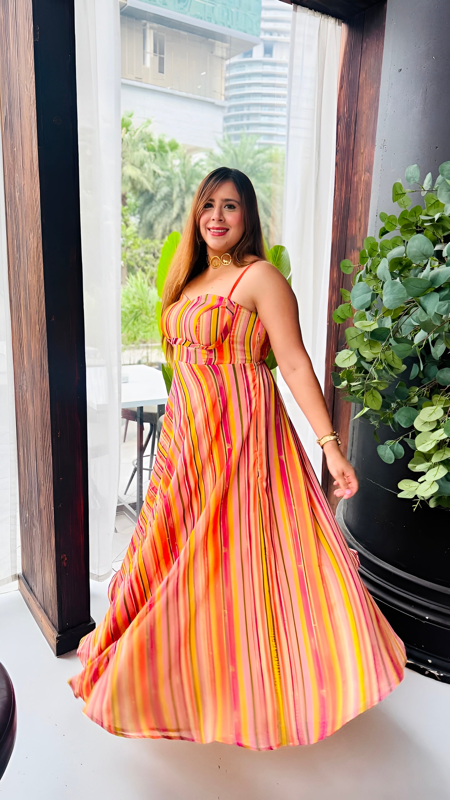 Orange Katrina Maxi