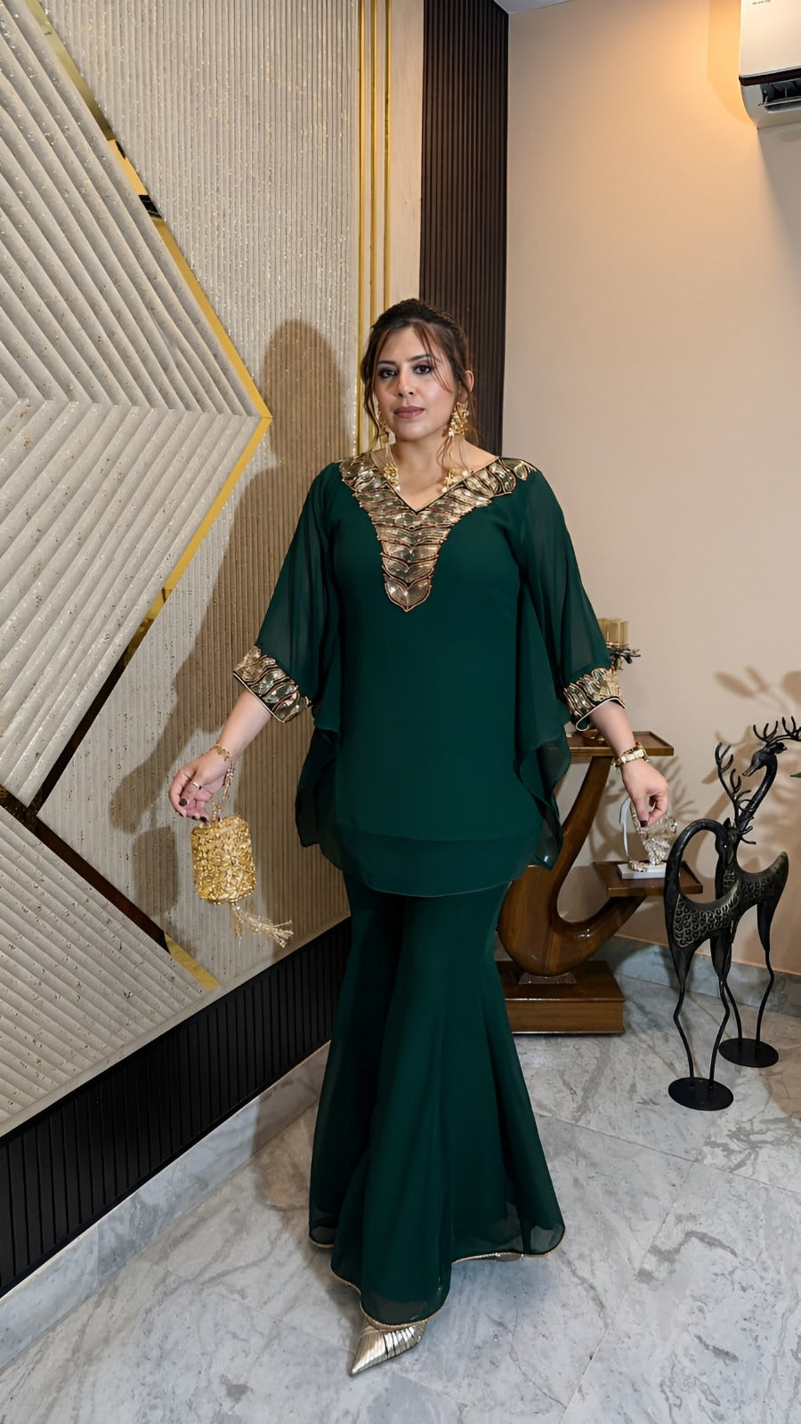 Green Romance Garara Co-Ord