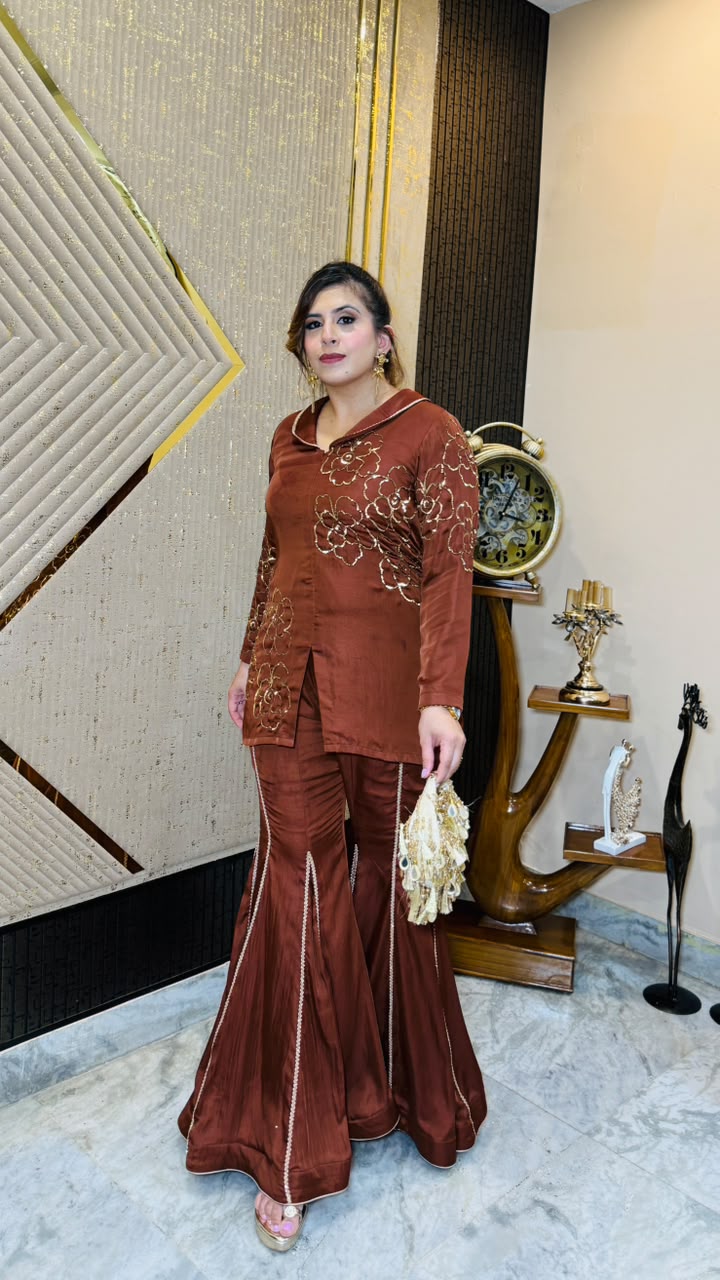 Silky Coffee Garara Co-Ord