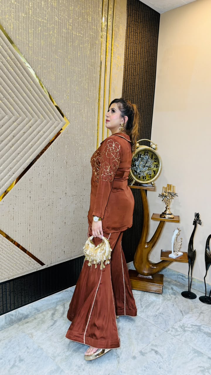 Silky Coffee Garara Co-Ord