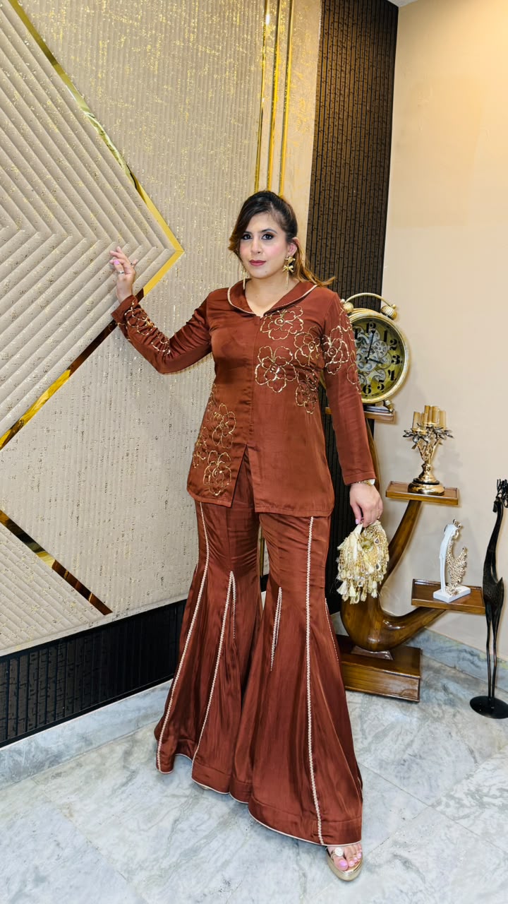 Silky Coffee Garara Co-Ord