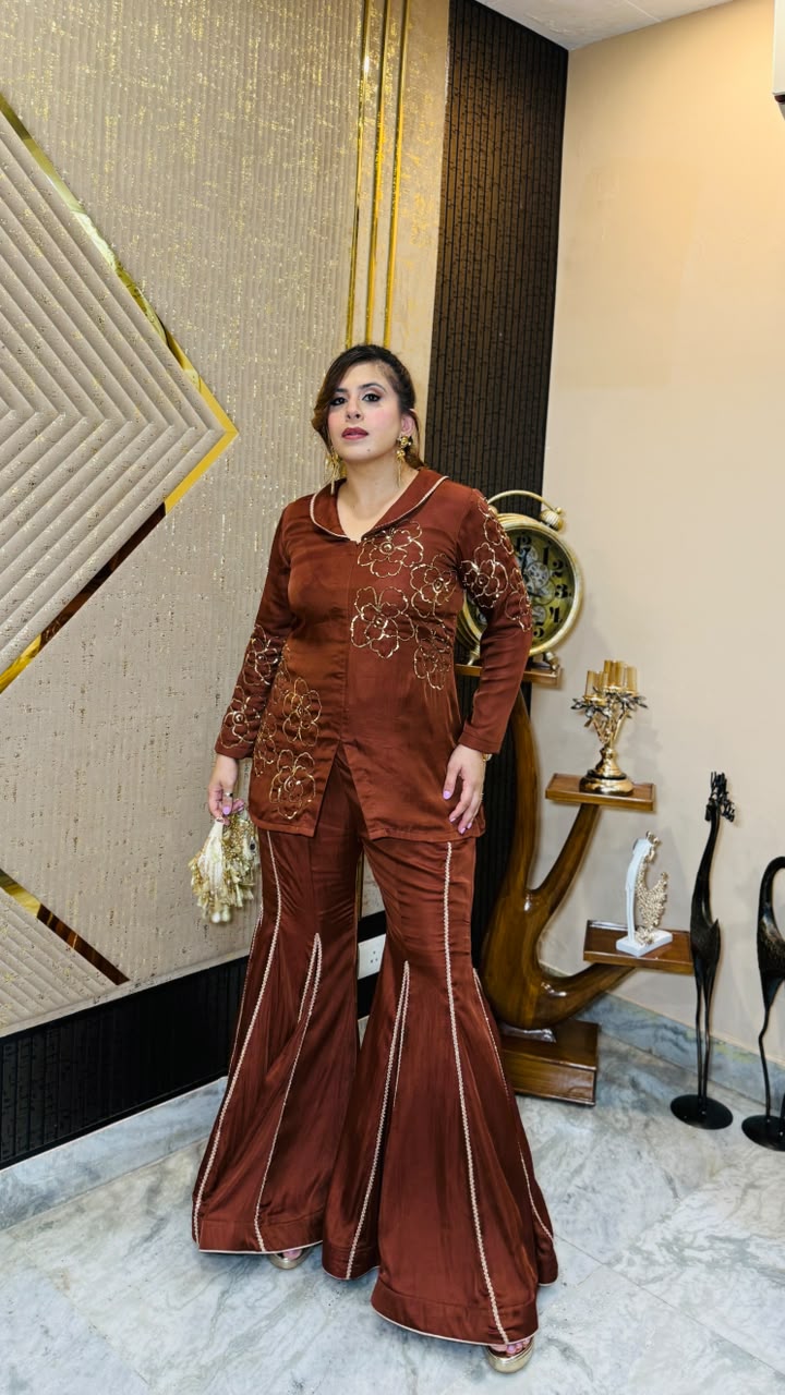 Silky Coffee Garara Co-Ord