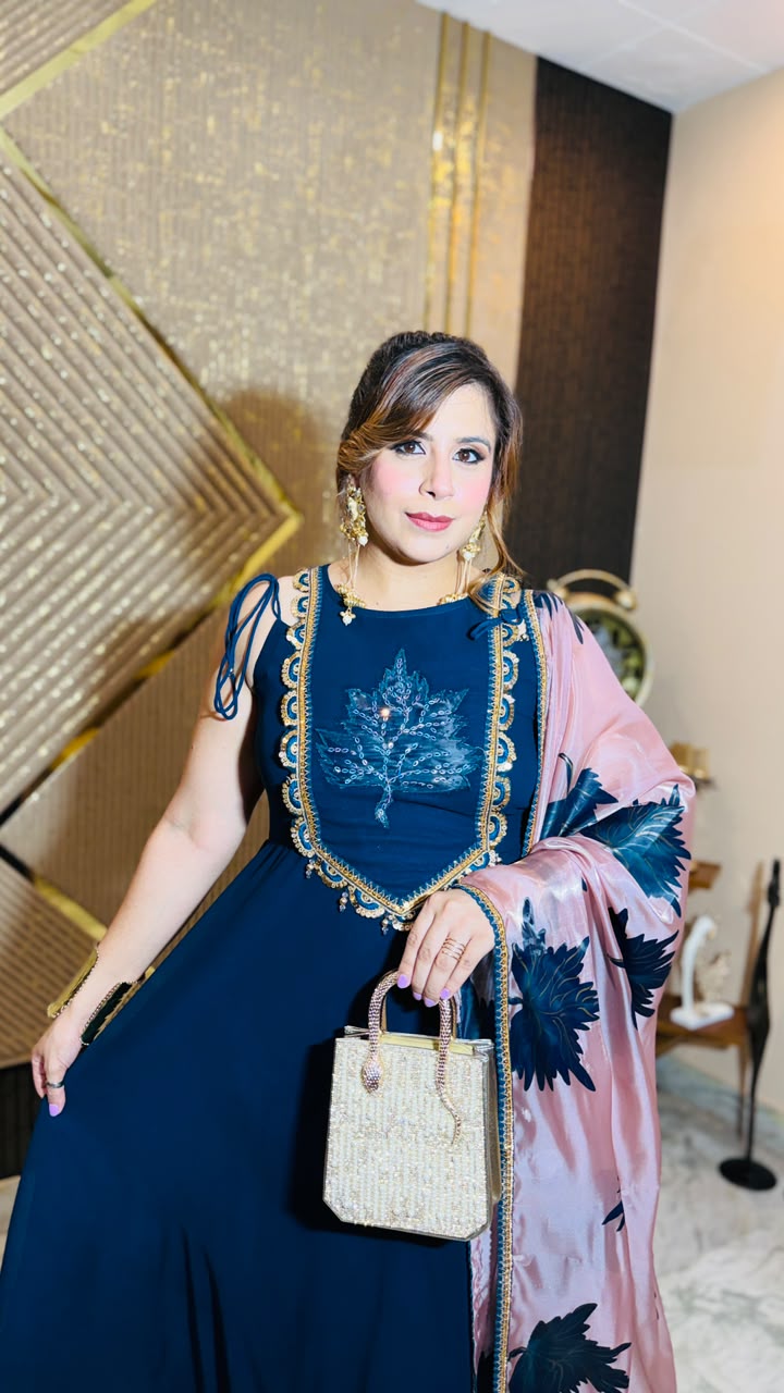 Peacock Rakhi Anarkali