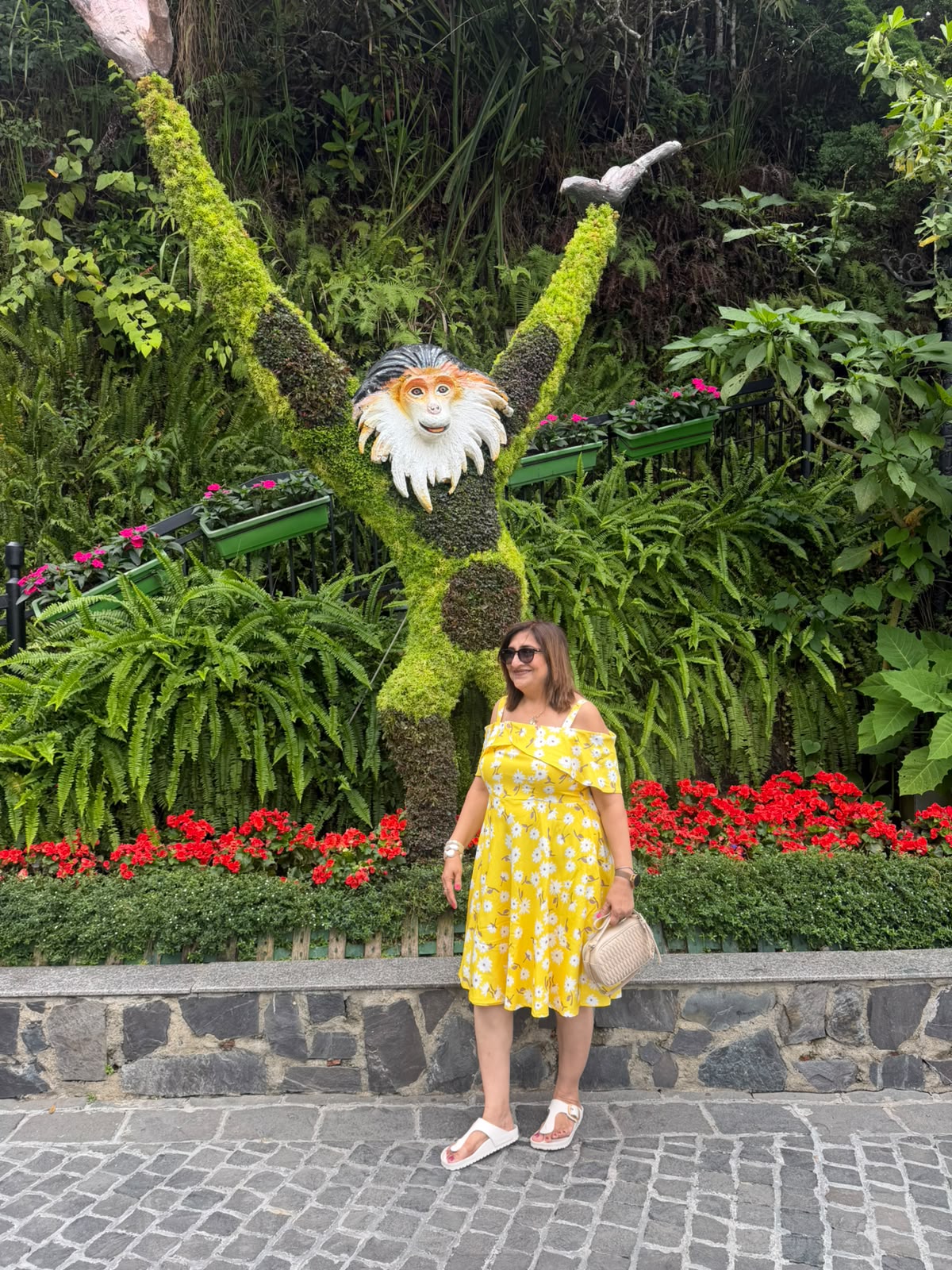 Yellow Daisy Off-Shoulder Dress