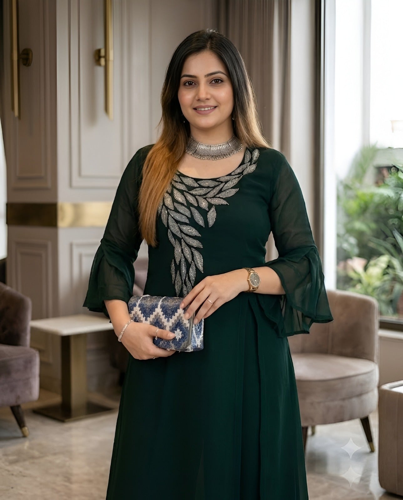 Emerald Green Kurta Set