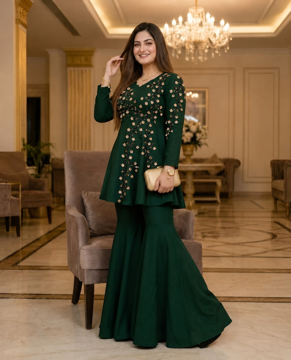 Emerald Bloom Suit
