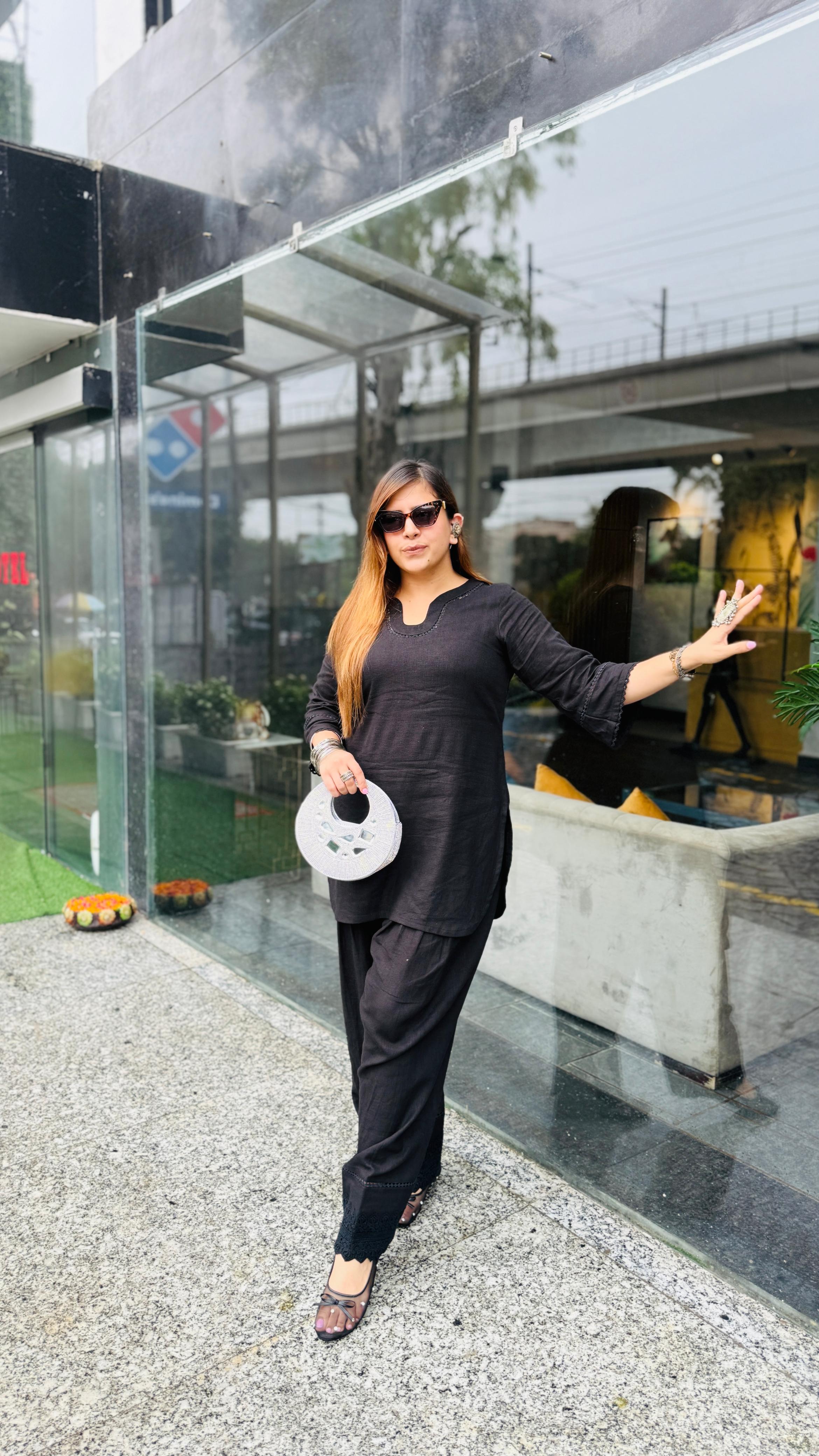 Black Label Farshi Co-Ord