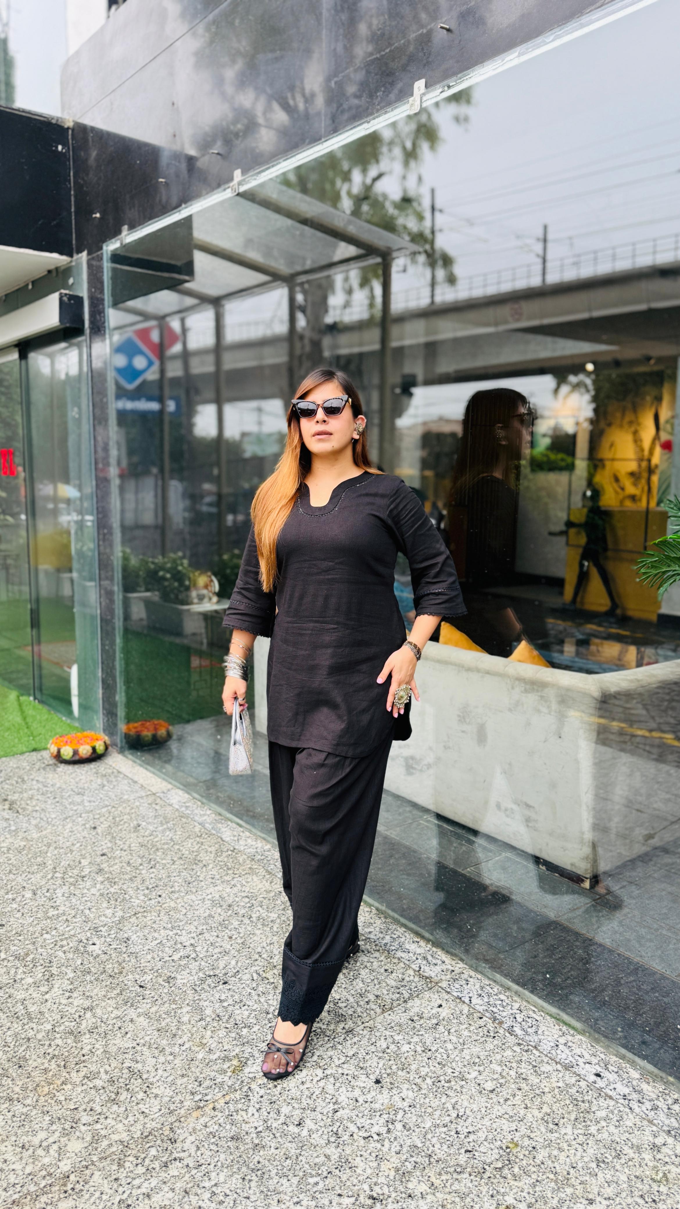 Black Label Farshi Co-Ord