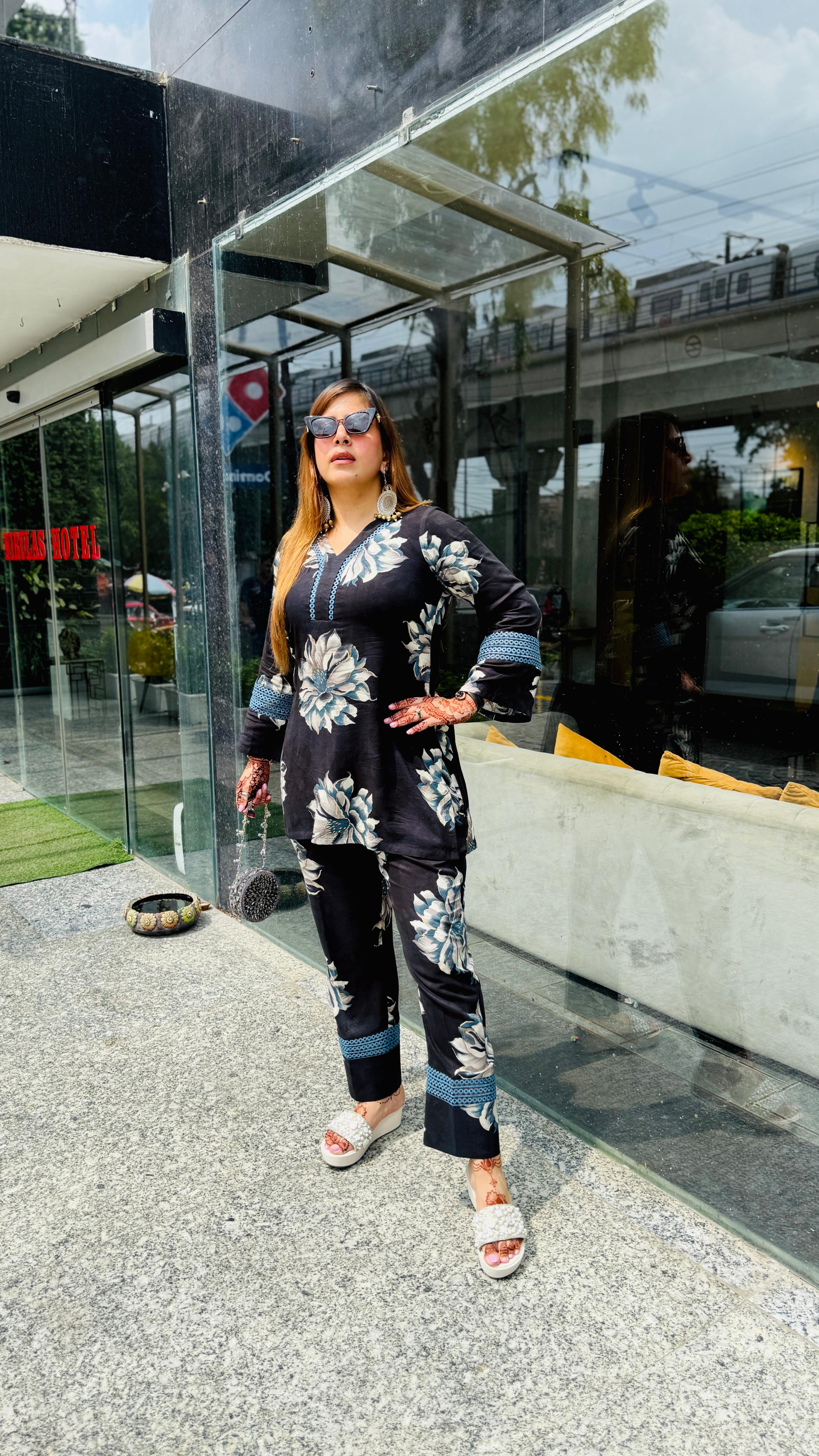 Black Beauty Makhan Co-Ord