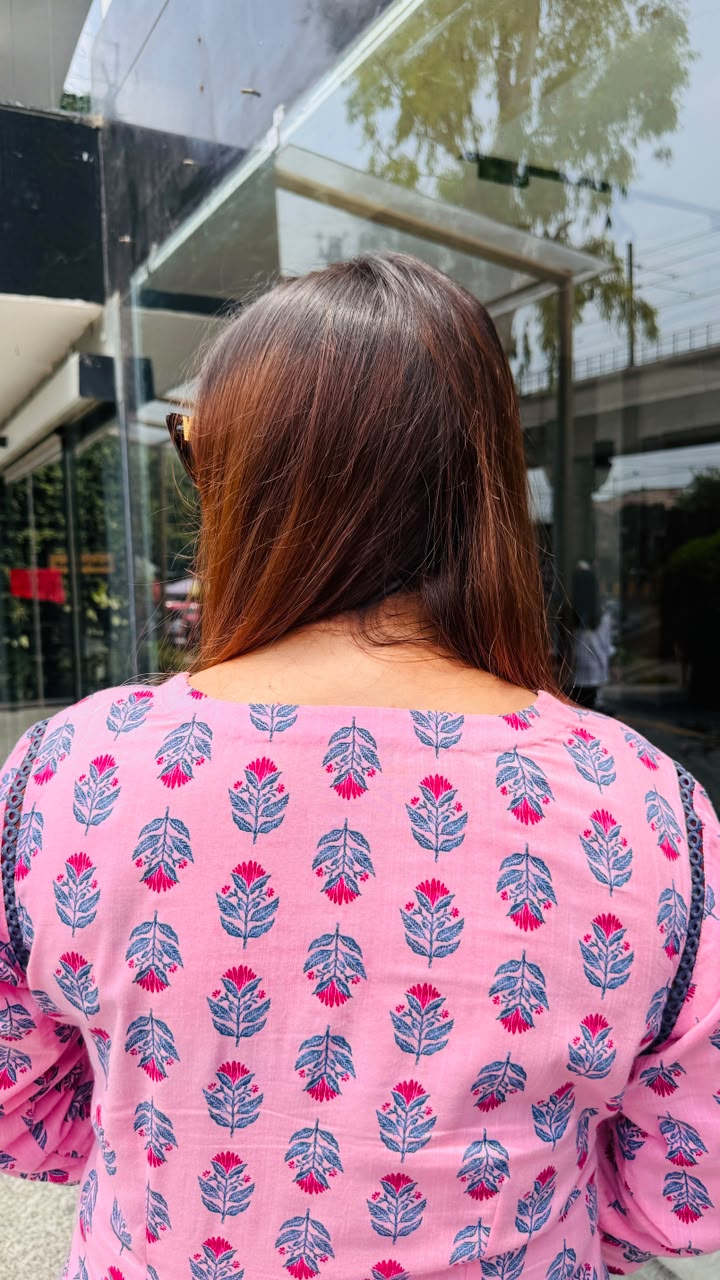 Pink Paradise Farshi Co-Ord