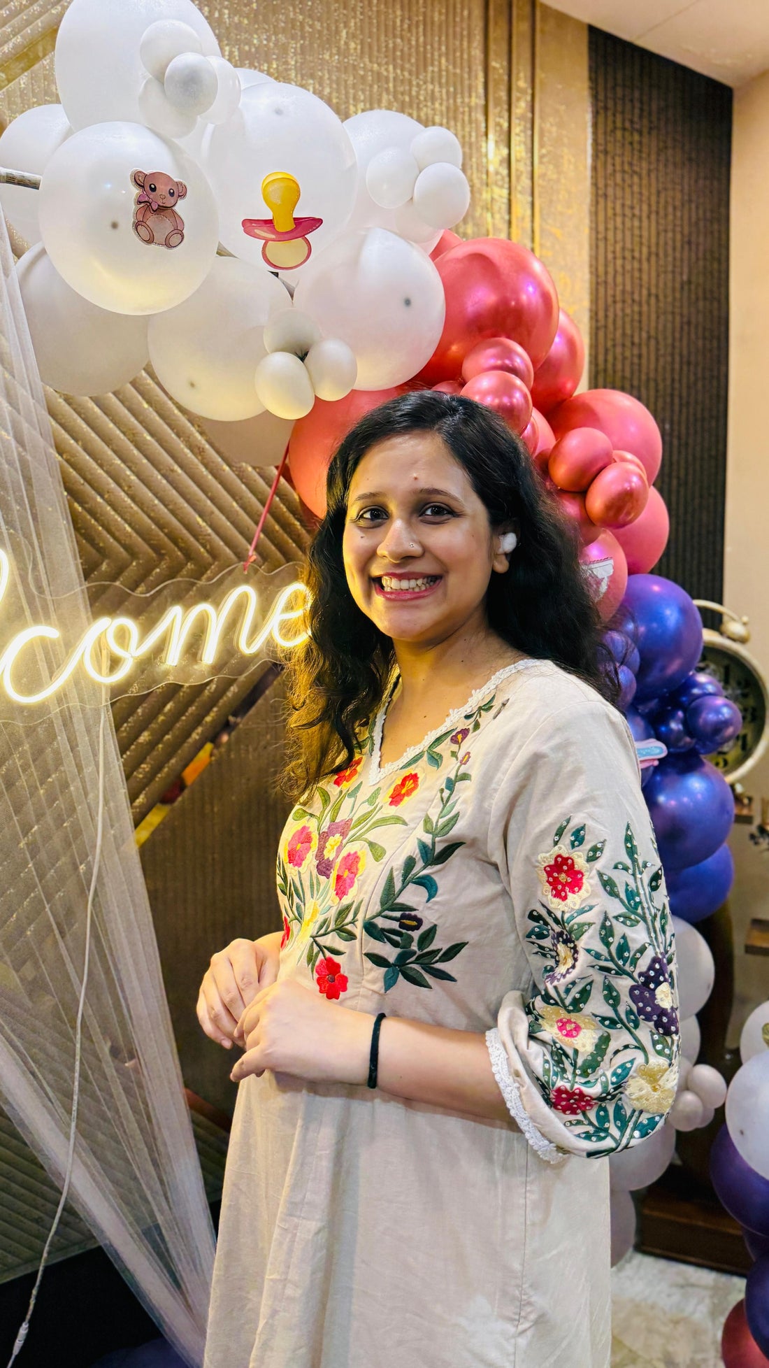 Bloom Floral Feeding Midi | Lakhina Couture