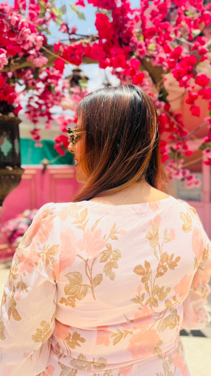 Peach Iced Tea Dress