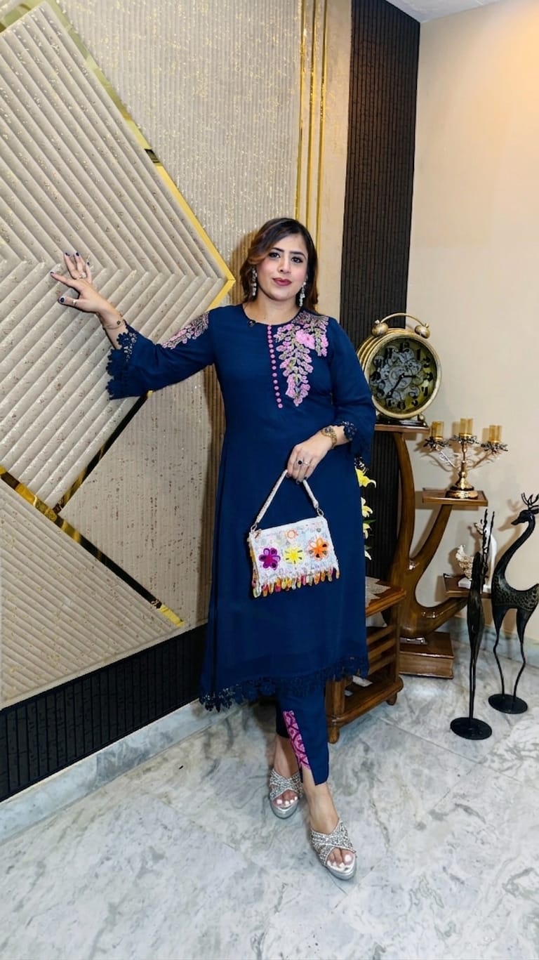 Peach Rakhi Suit