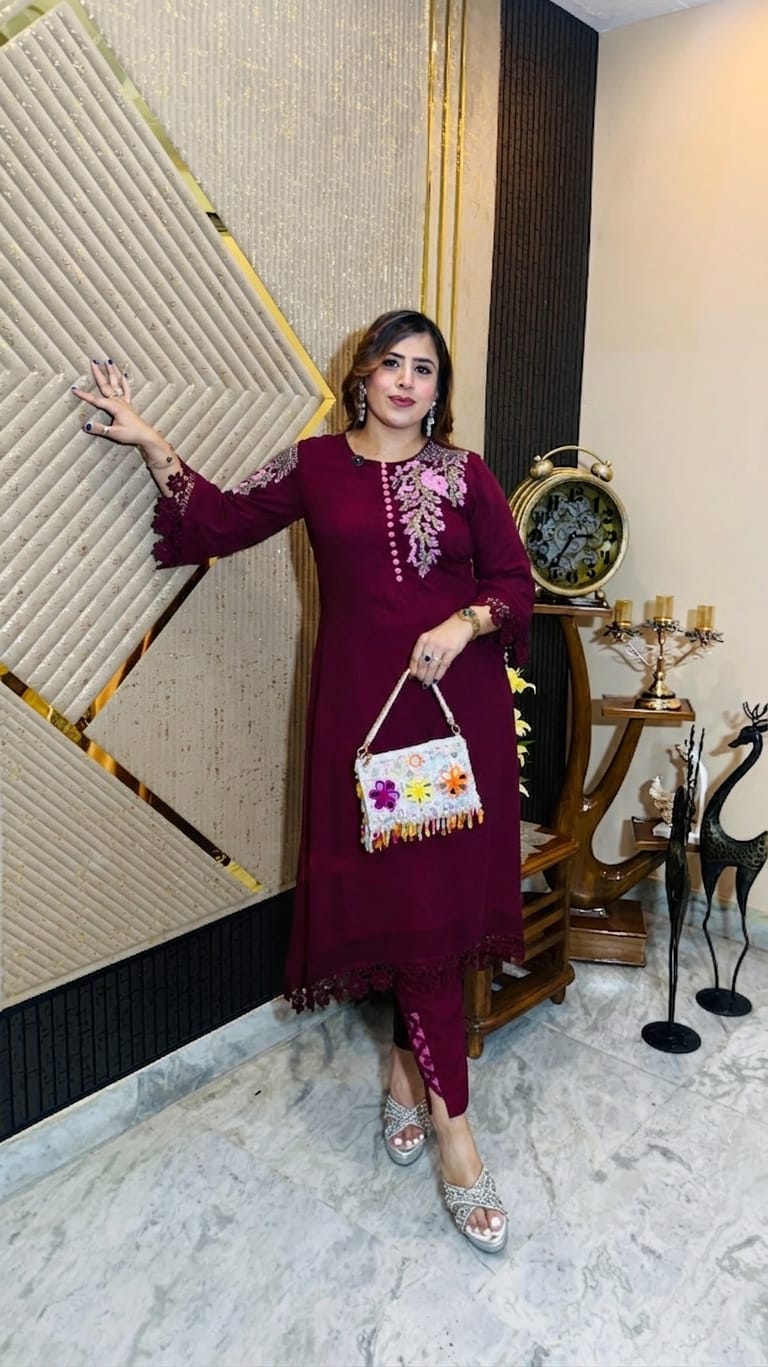 Peach Rakhi Suit