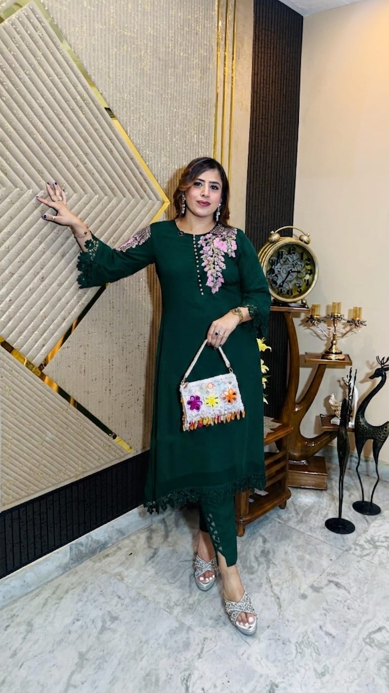 Peach Rakhi Suit