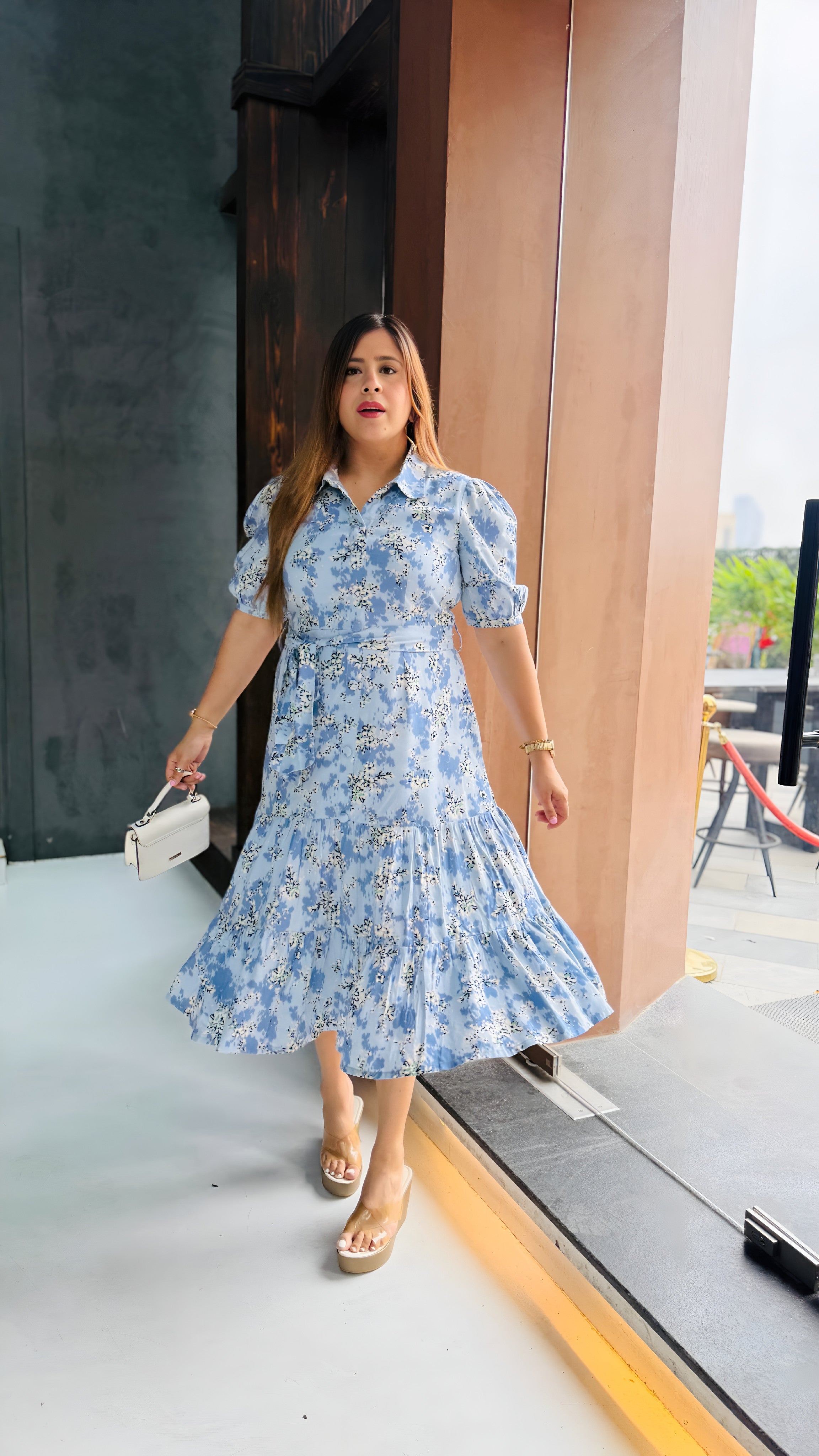Paradise Blue Midi
