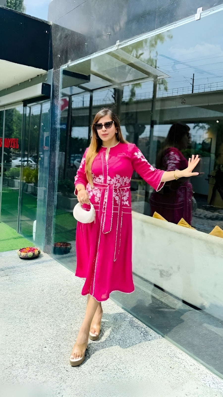 Beijing Blue Midi Dress