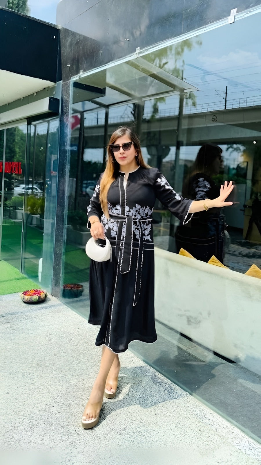 Beijing Blue Midi Dress