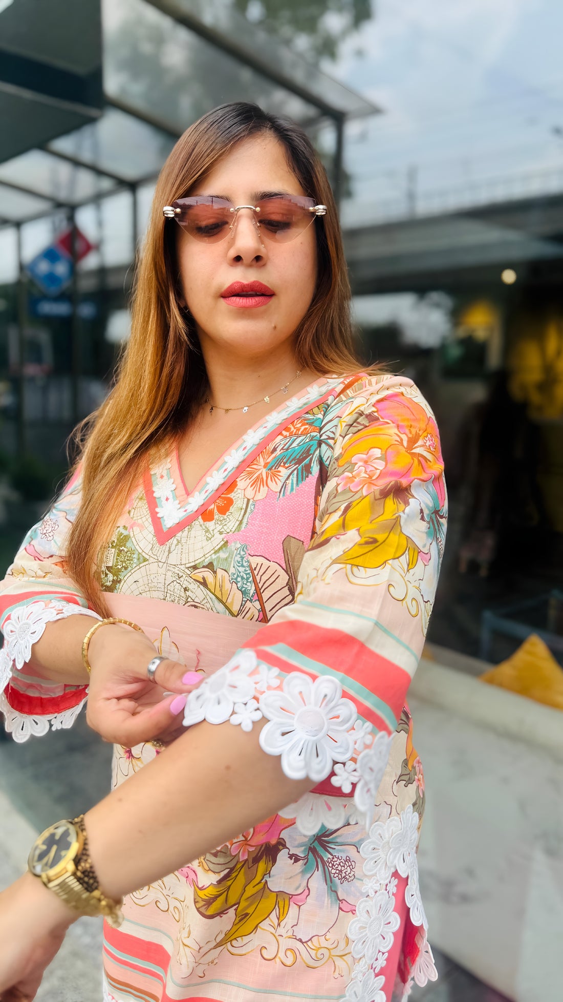 Date The Floral Farshi Co-Ord