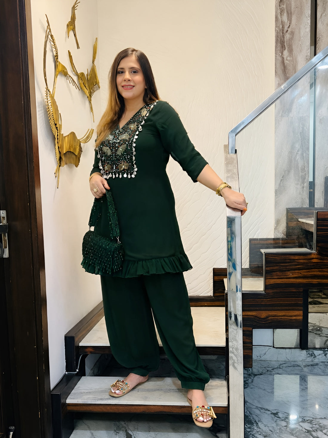 Dark Green Suit