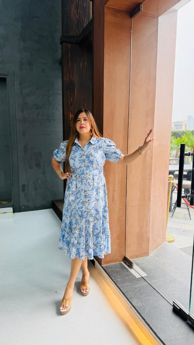 Paradise Blue Midi