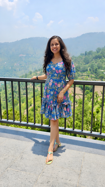 Lilac Flower Dress