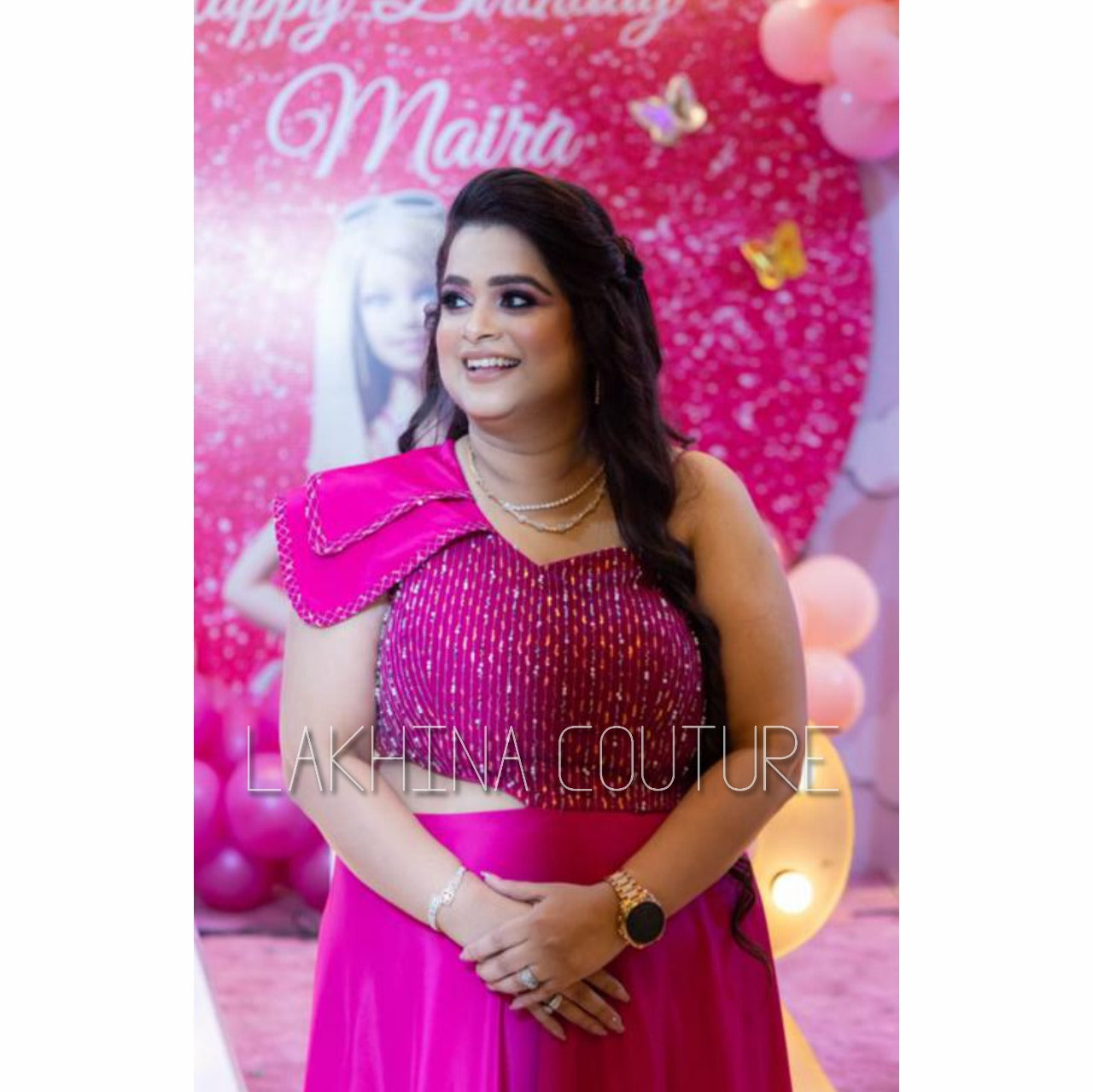 Barbie Theme Mom Gown