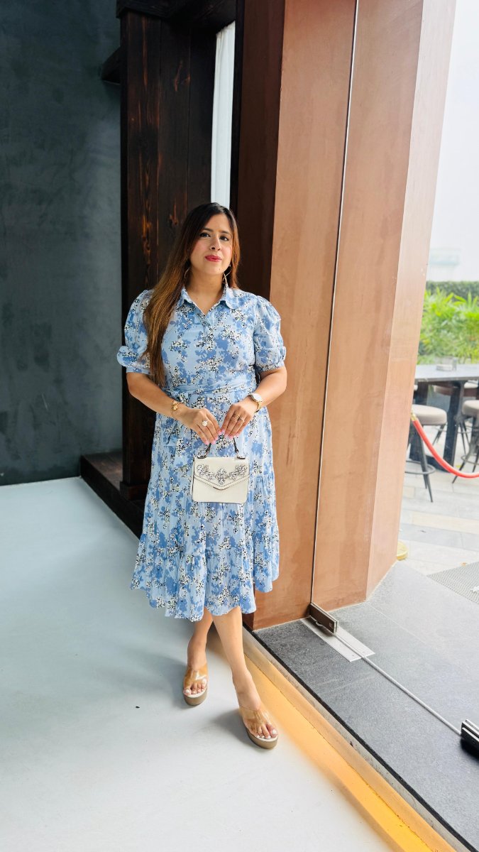 Paradise Blue Midi