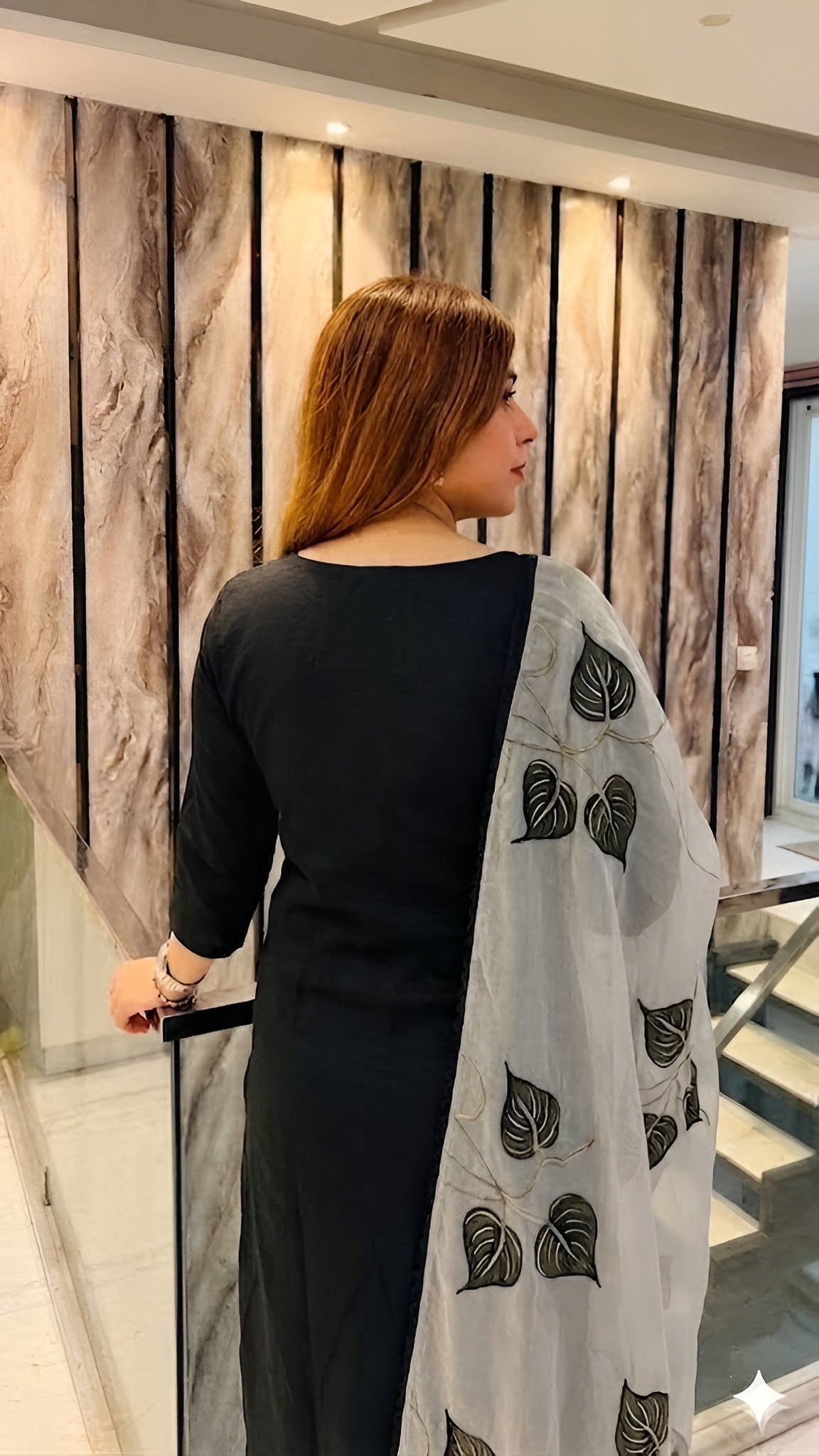 Black Rayon Suit