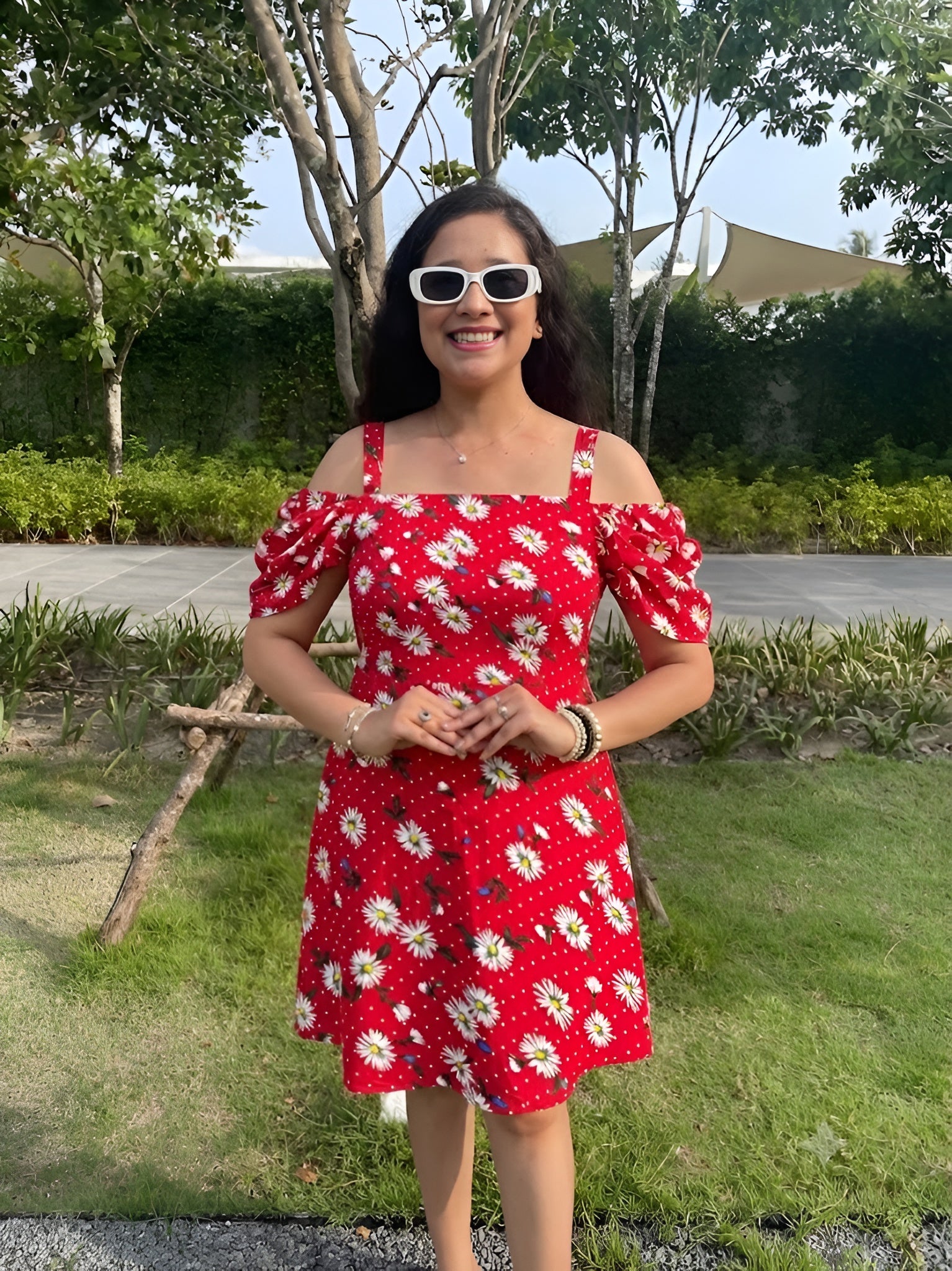 Red Beach Dress