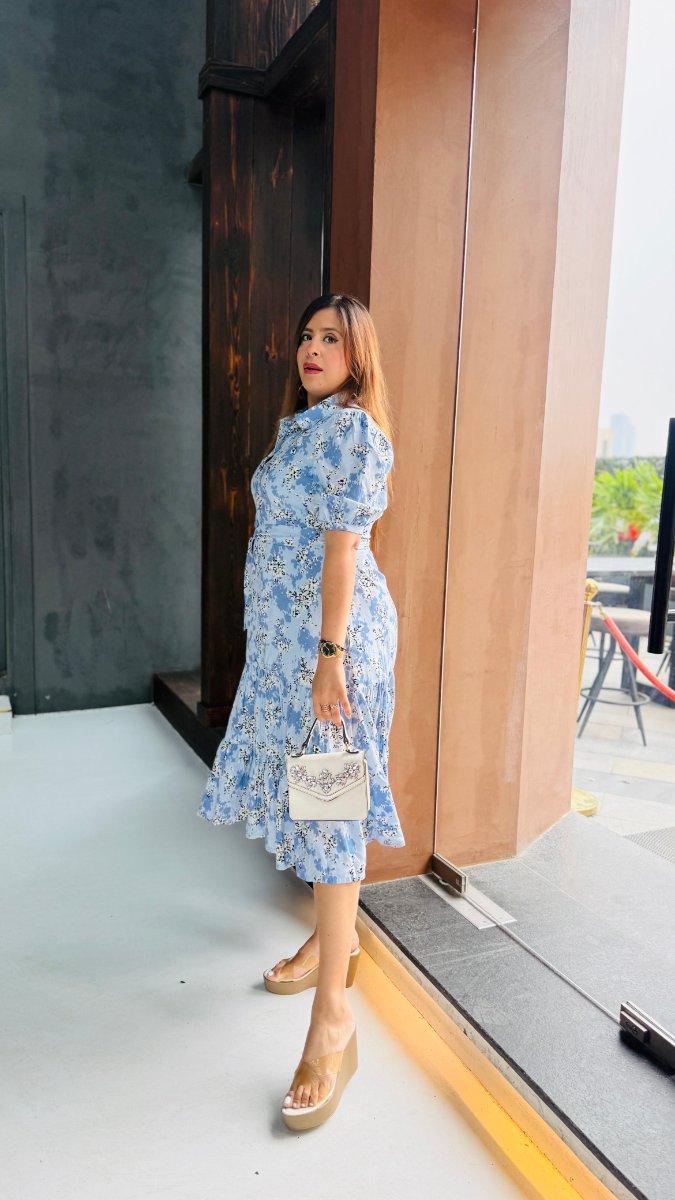Paradise Blue Midi