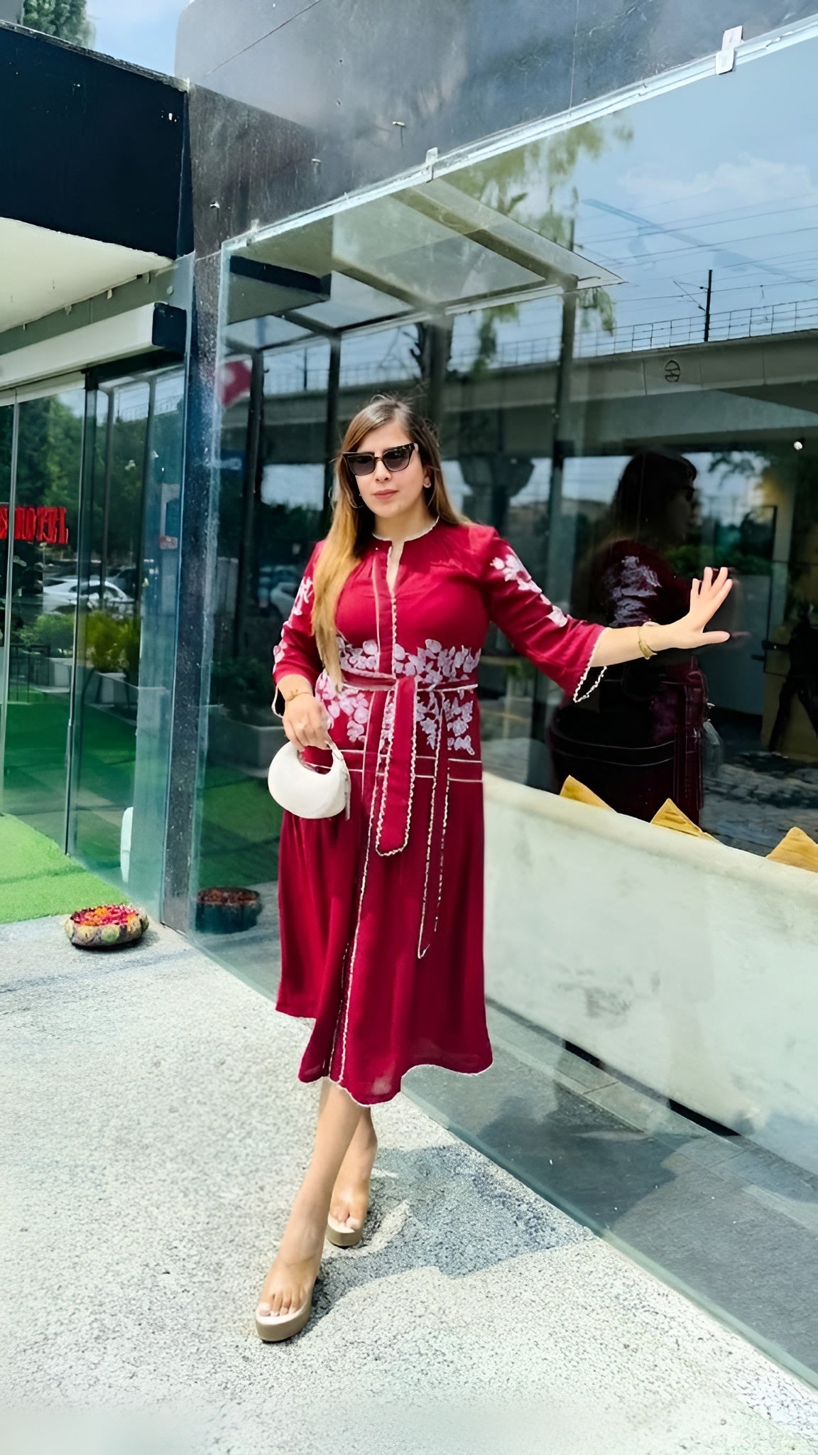 Beijing Blue Midi Dress