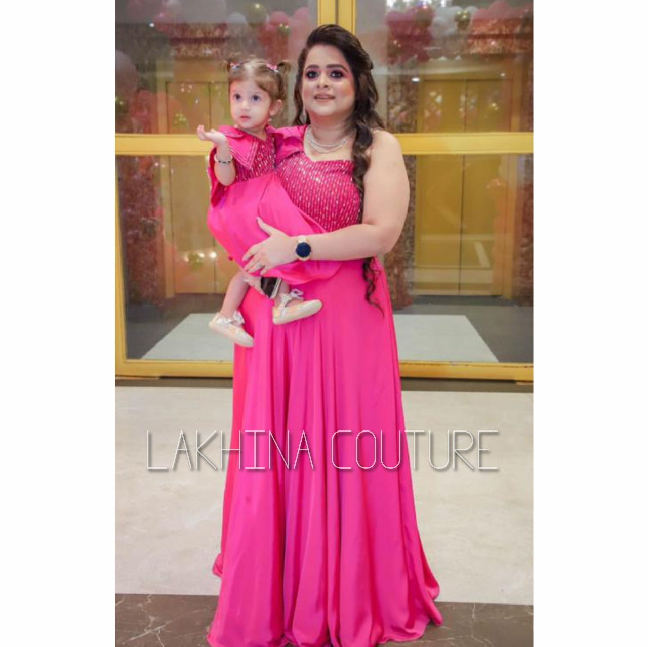 Barbie Theme Mom Gown