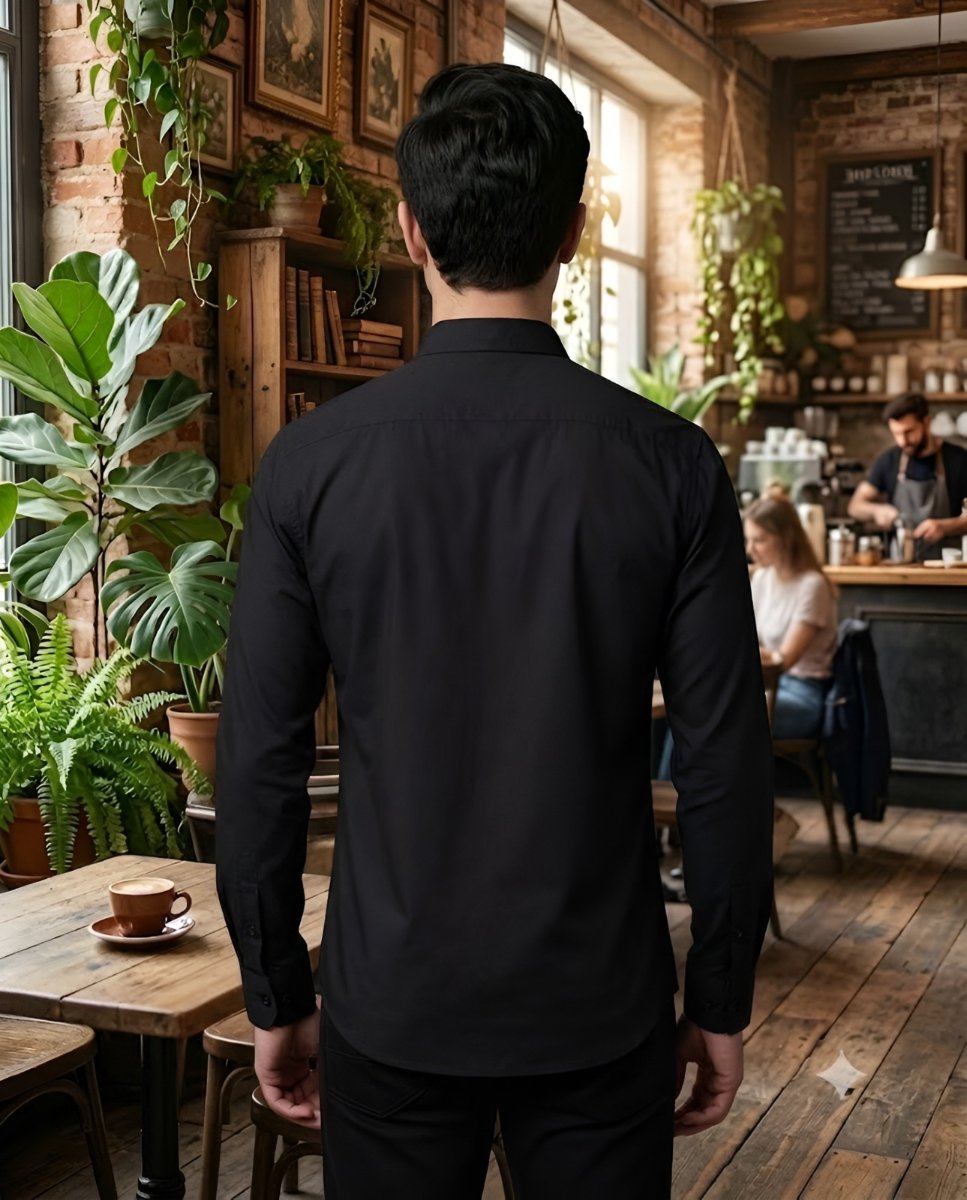 Ace Noir Cotton Shirt