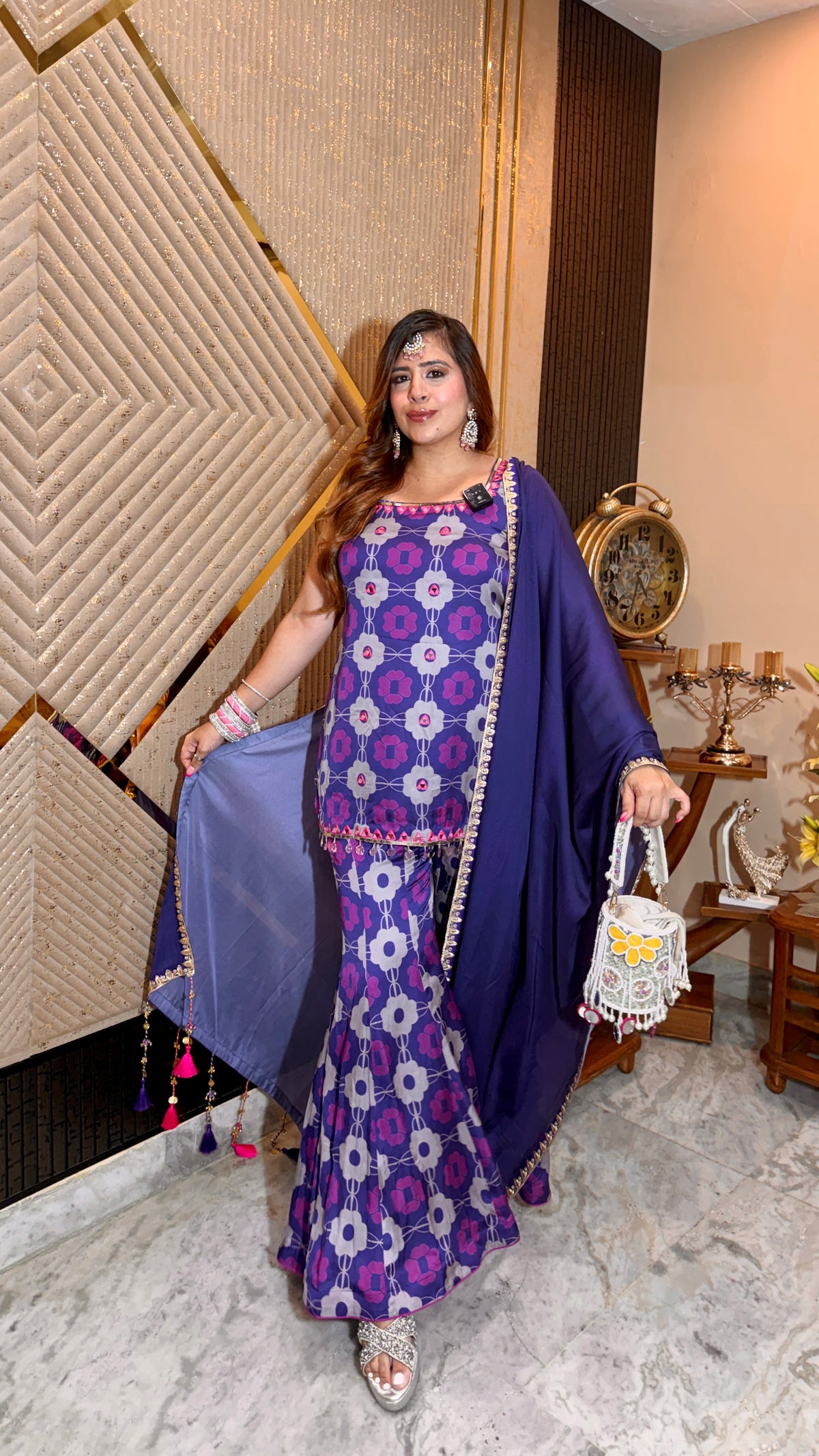 Purplicious Garara Suit
