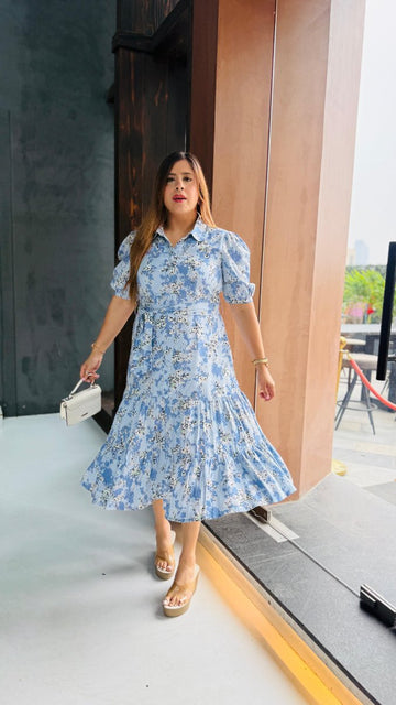 Paradise Blue Midi