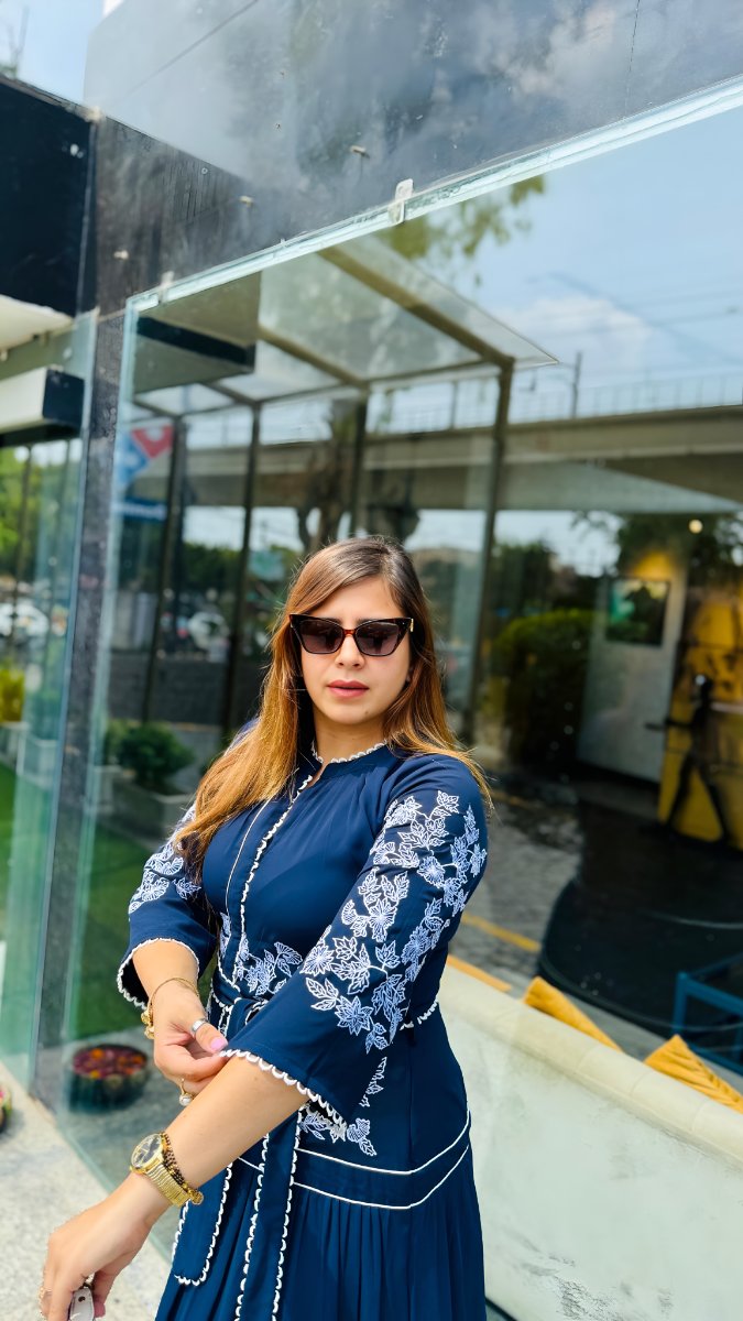 Beijing Blue Midi Dress