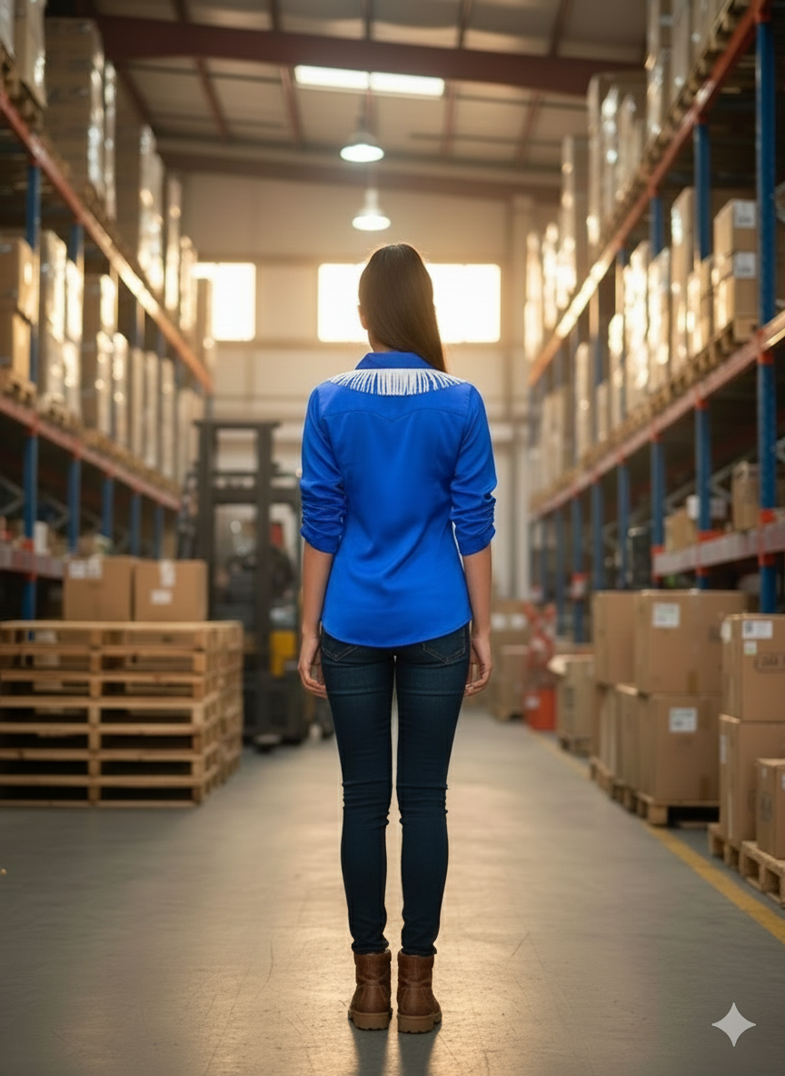 Royal Blue Old Money Shirt