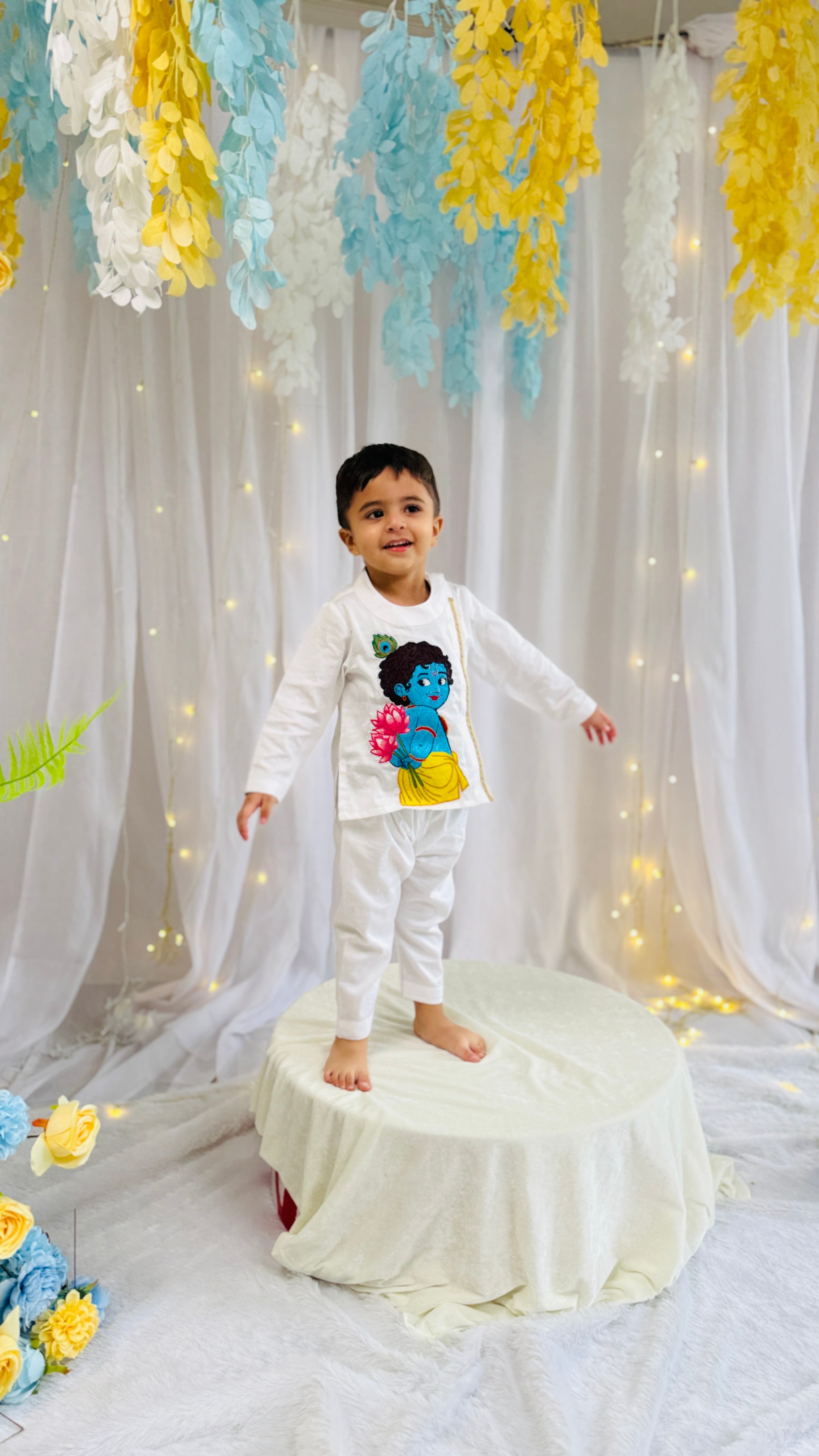 Little Govinda Ivory Kurta Set