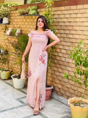 Hues Of Lilac Maxi Dress