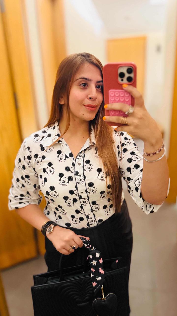 Mickey Mouse Printed Casual Shirt