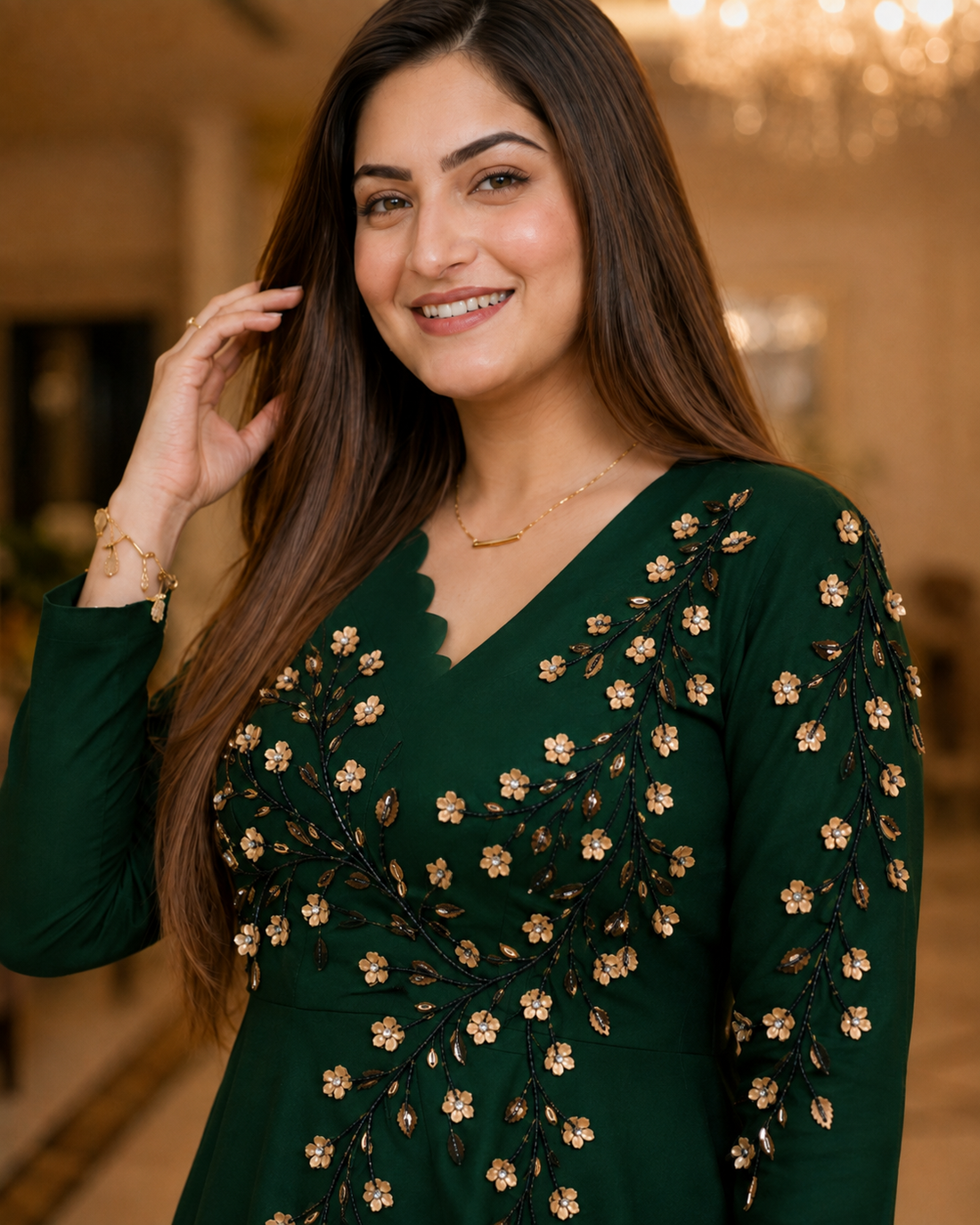 Emerald Bloom Suit