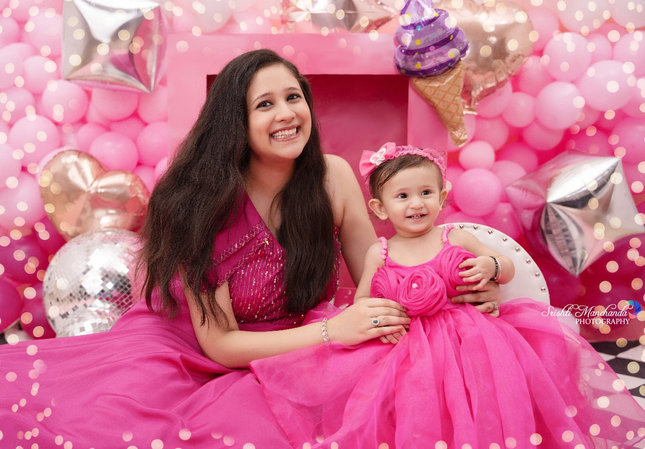Tickled Pink Organza Gown