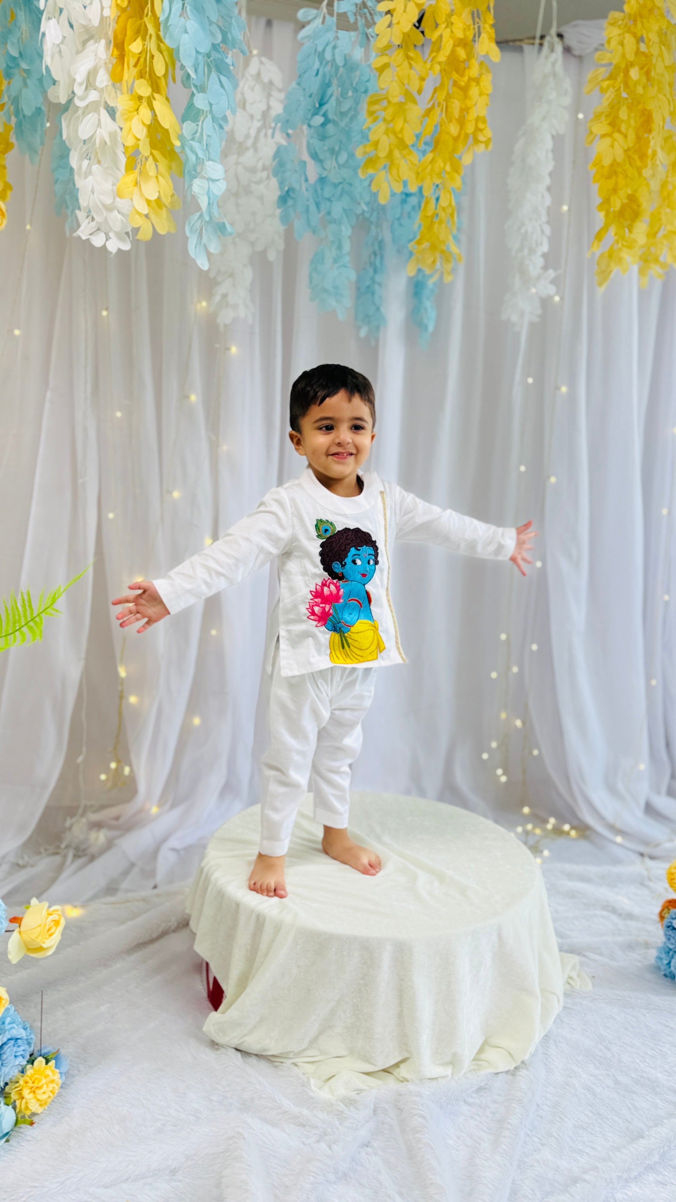 Little Govinda Ivory Kurta Set