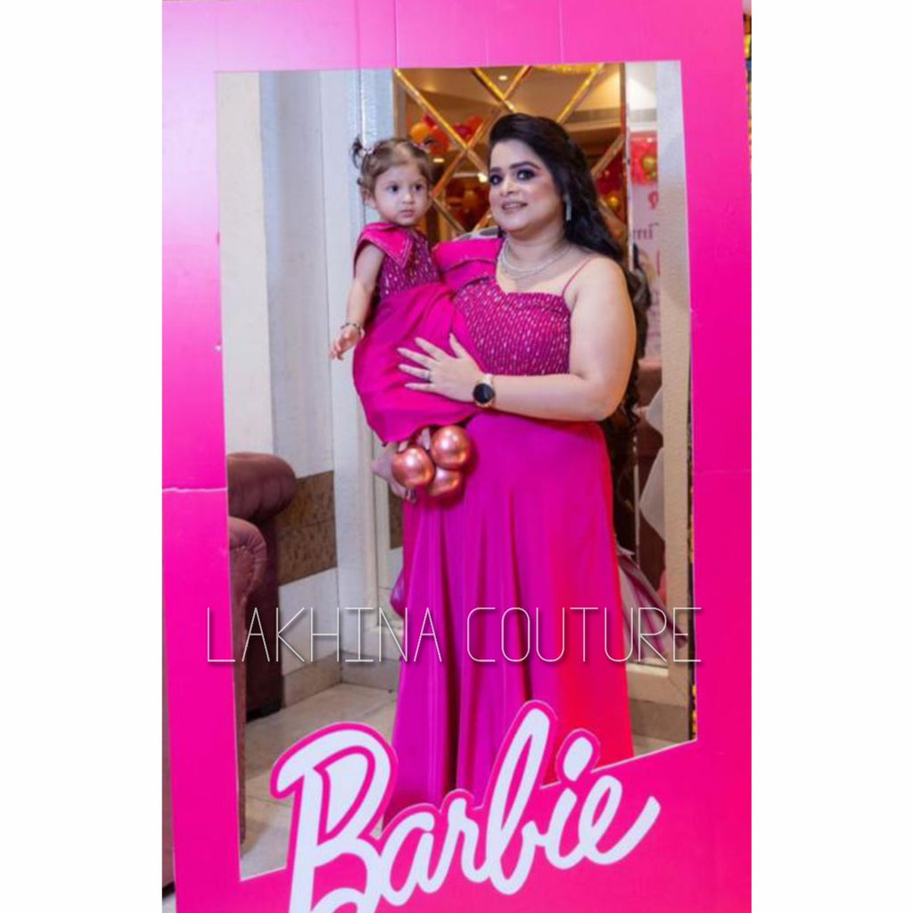 Barbie Theme Mom Gown