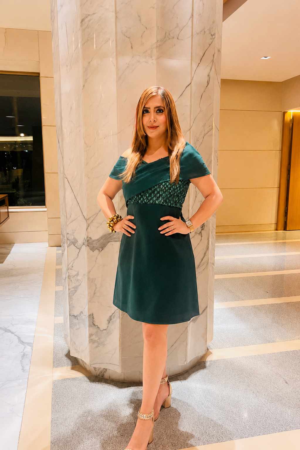 Green Sequin Birthday Dress